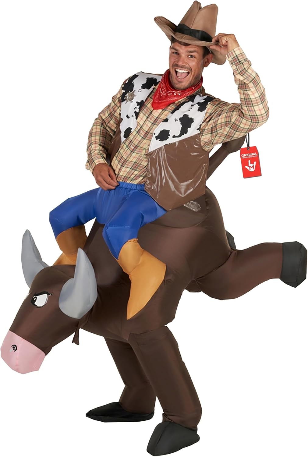 The Bull Rider Costume Inflatable Costume — WeirdThingsToBuy weird find