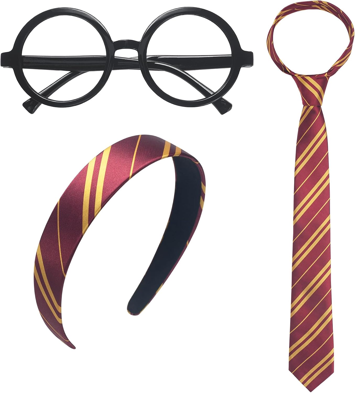 The Burgundy & Yellow Stripe Headband — WeirdThingsToBuy weird find