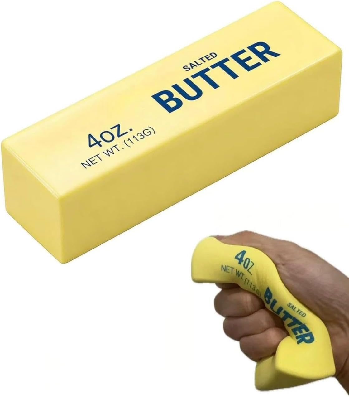 The Butter Squishy Stress Toy Realistic — WeirdThingsToBuy weird find