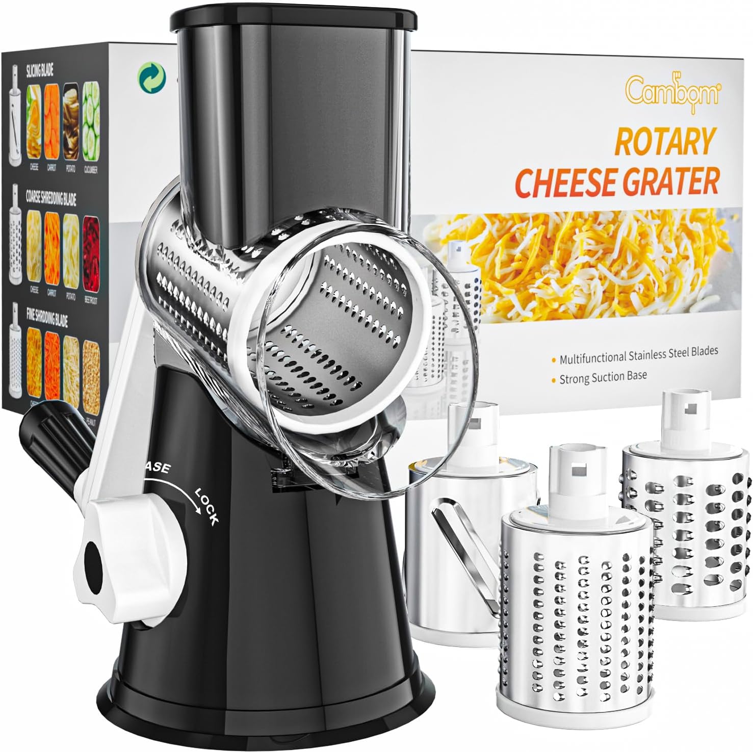 The Cambom Rotary Cheese Grater Hand — WeirdThingsToBuy weird find