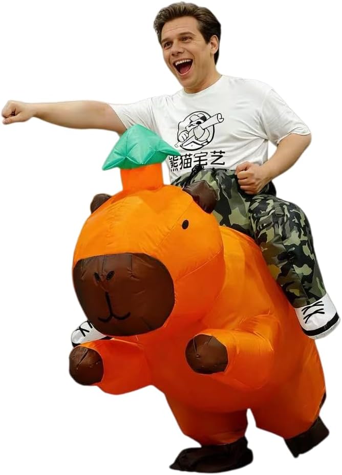The Capybara Costume Adult Funny Inflatable — WeirdThingsToBuy weird find