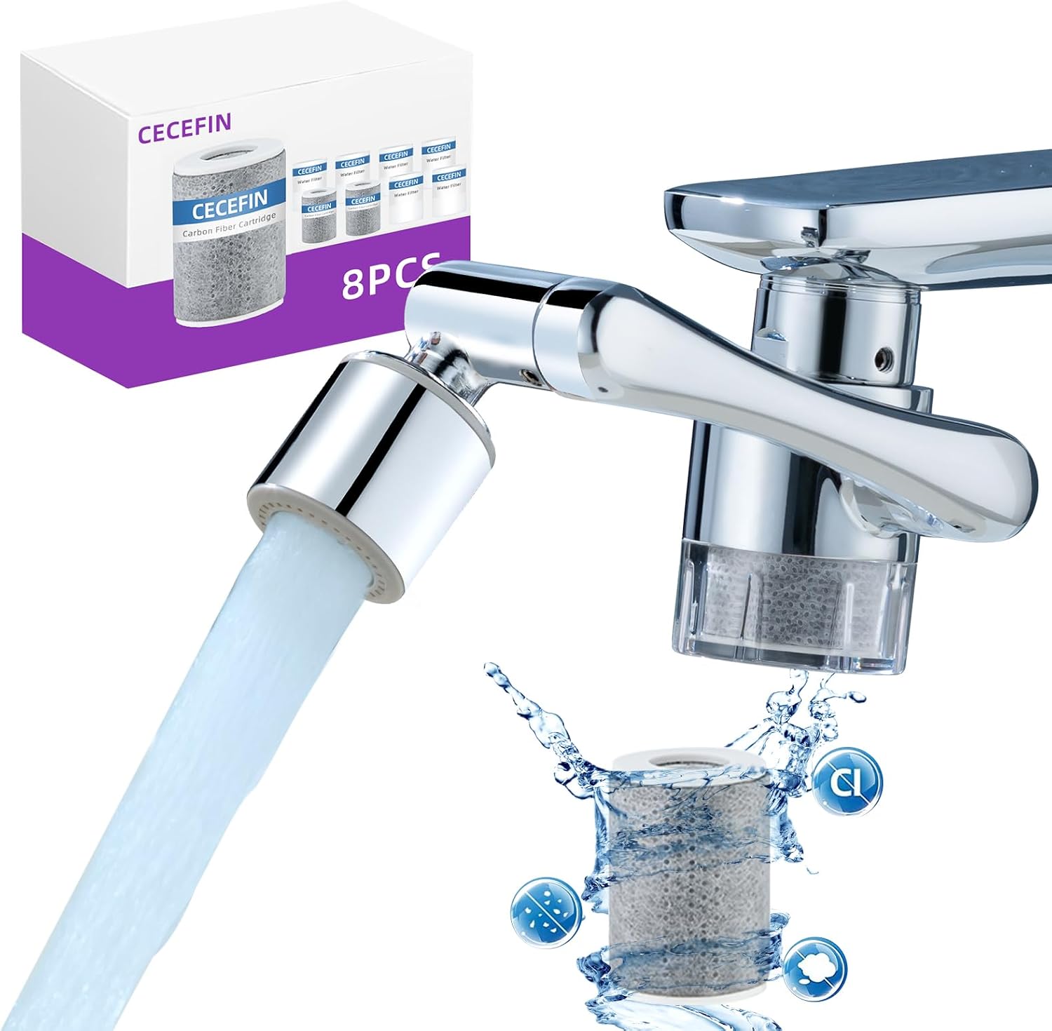 The Cecefin Sink Filter Bathroom Kitchen — WeirdThingsToBuy weird find
