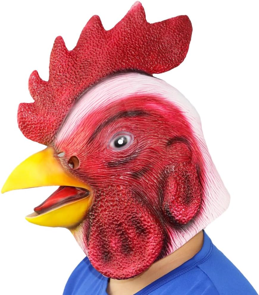 The Chicken Head Mask Adult Funny — WeirdThingsToBuy weird find