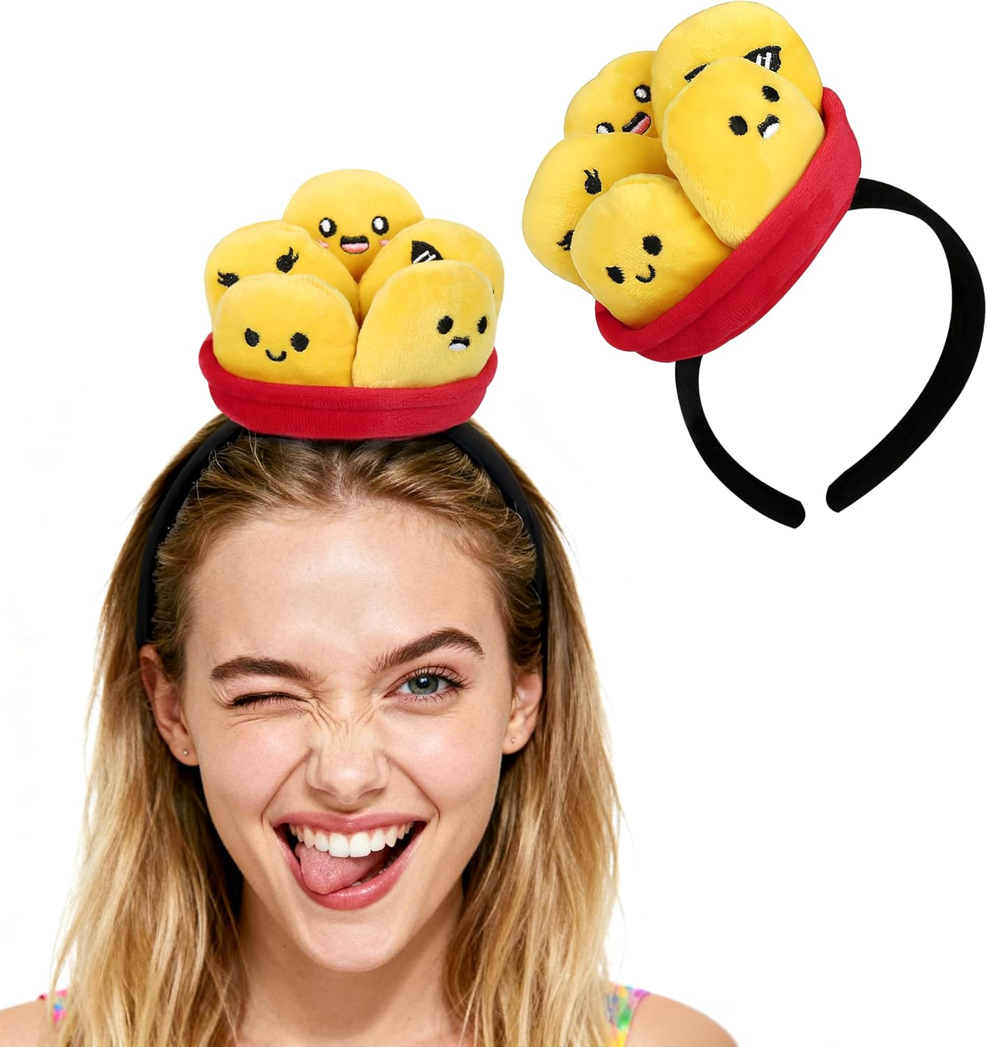 The Chicken Nugget Headband Funny Food — WeirdThingsToBuy weird find