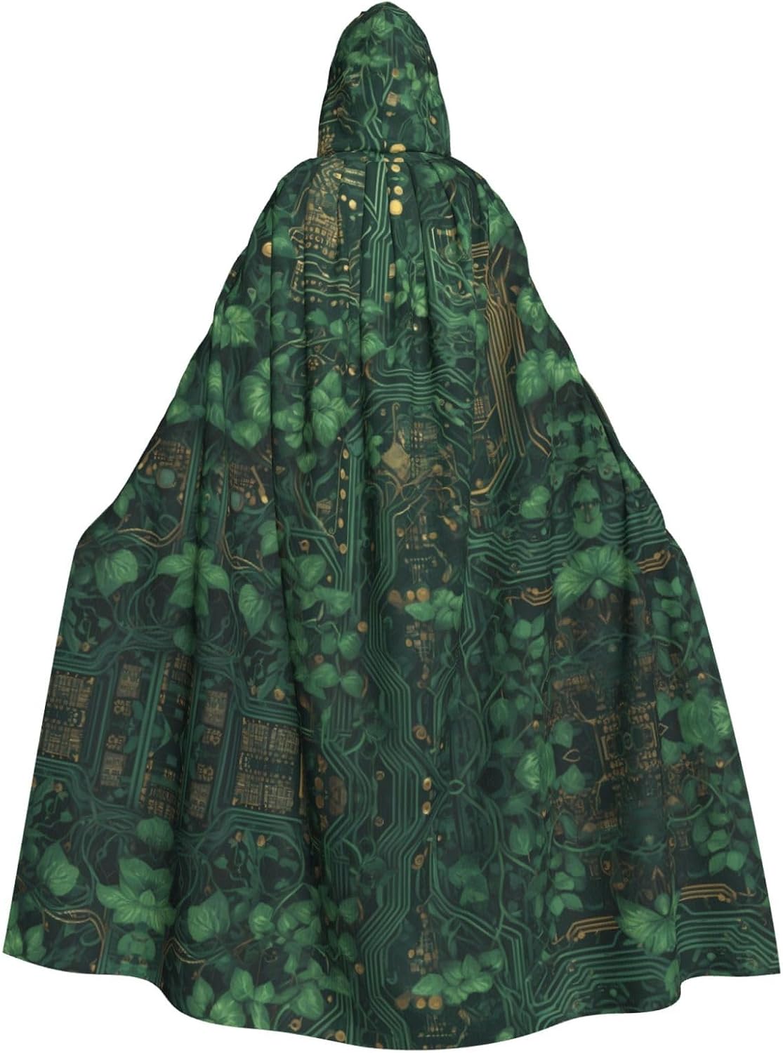 The Circuit Board Vines Printed Hooded — WeirdThingsToBuy weird find