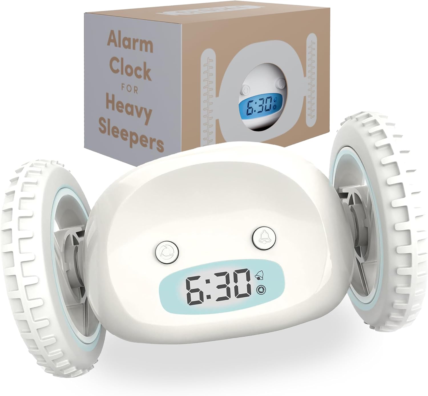 The Clocky Alarm Clock on Wheels — WeirdThingsToBuy weird find