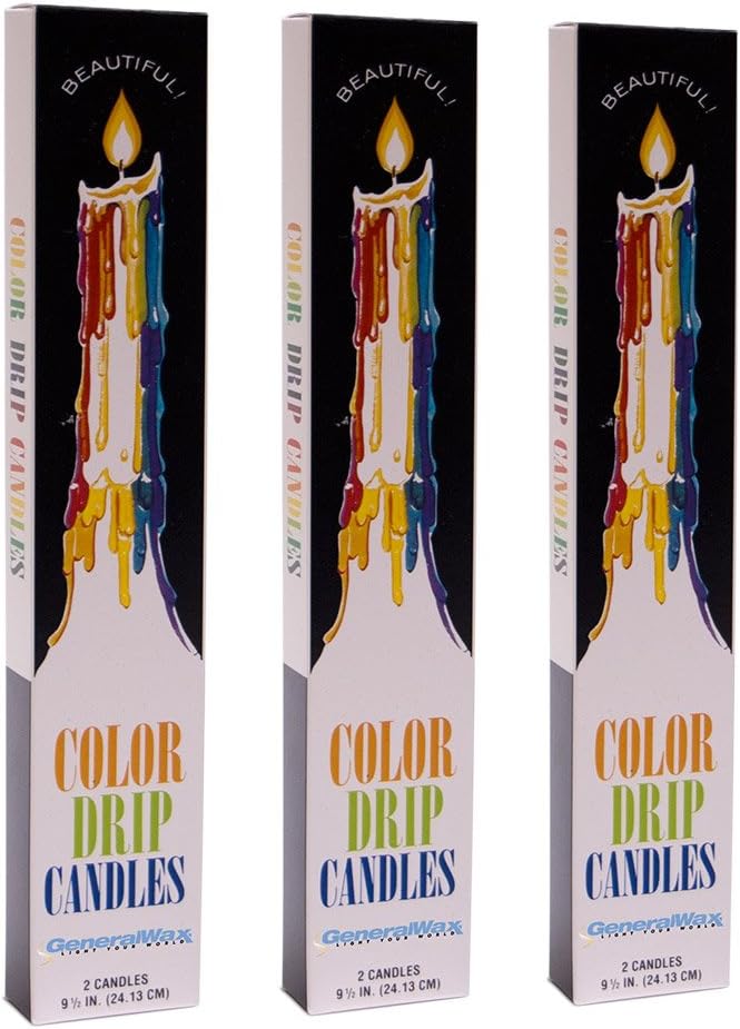 The Color Drip Candles 3 — WeirdThingsToBuy weird find