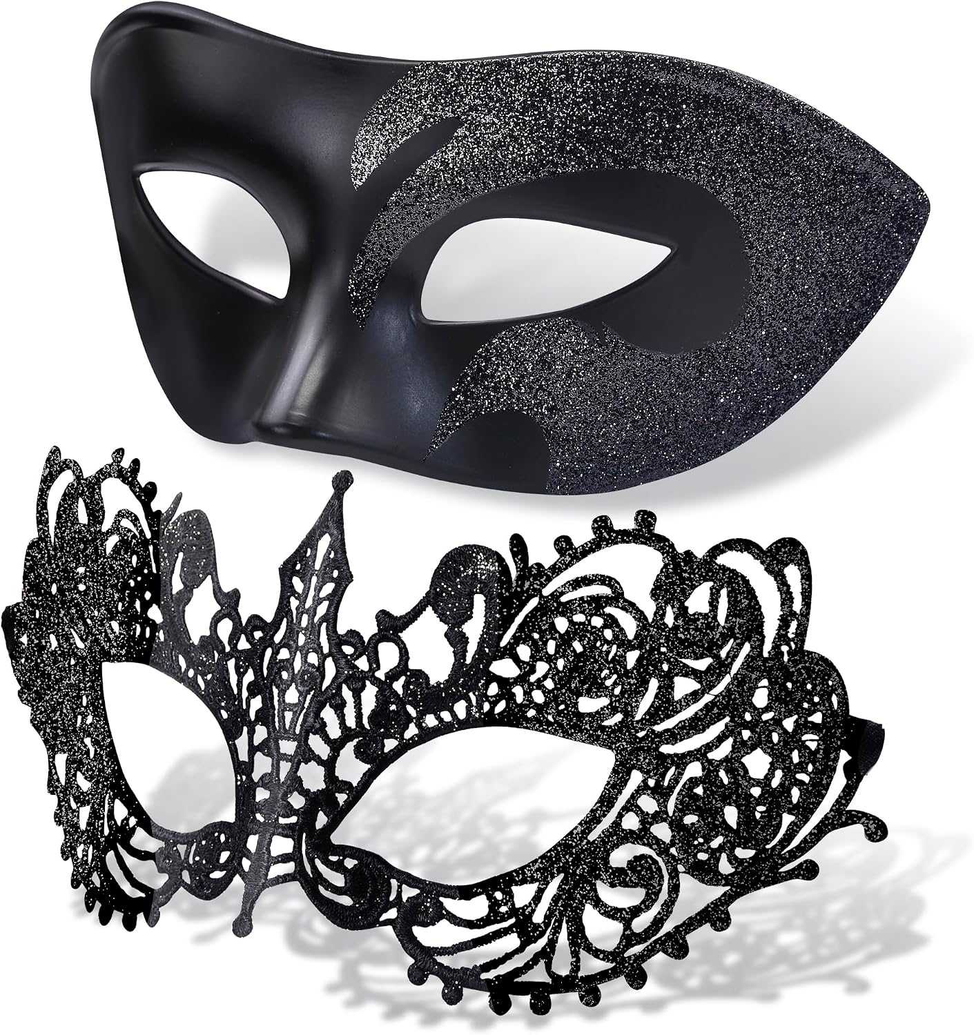 The Couple Masquerade Masks Set Venetian — WeirdThingsToBuy weird find
