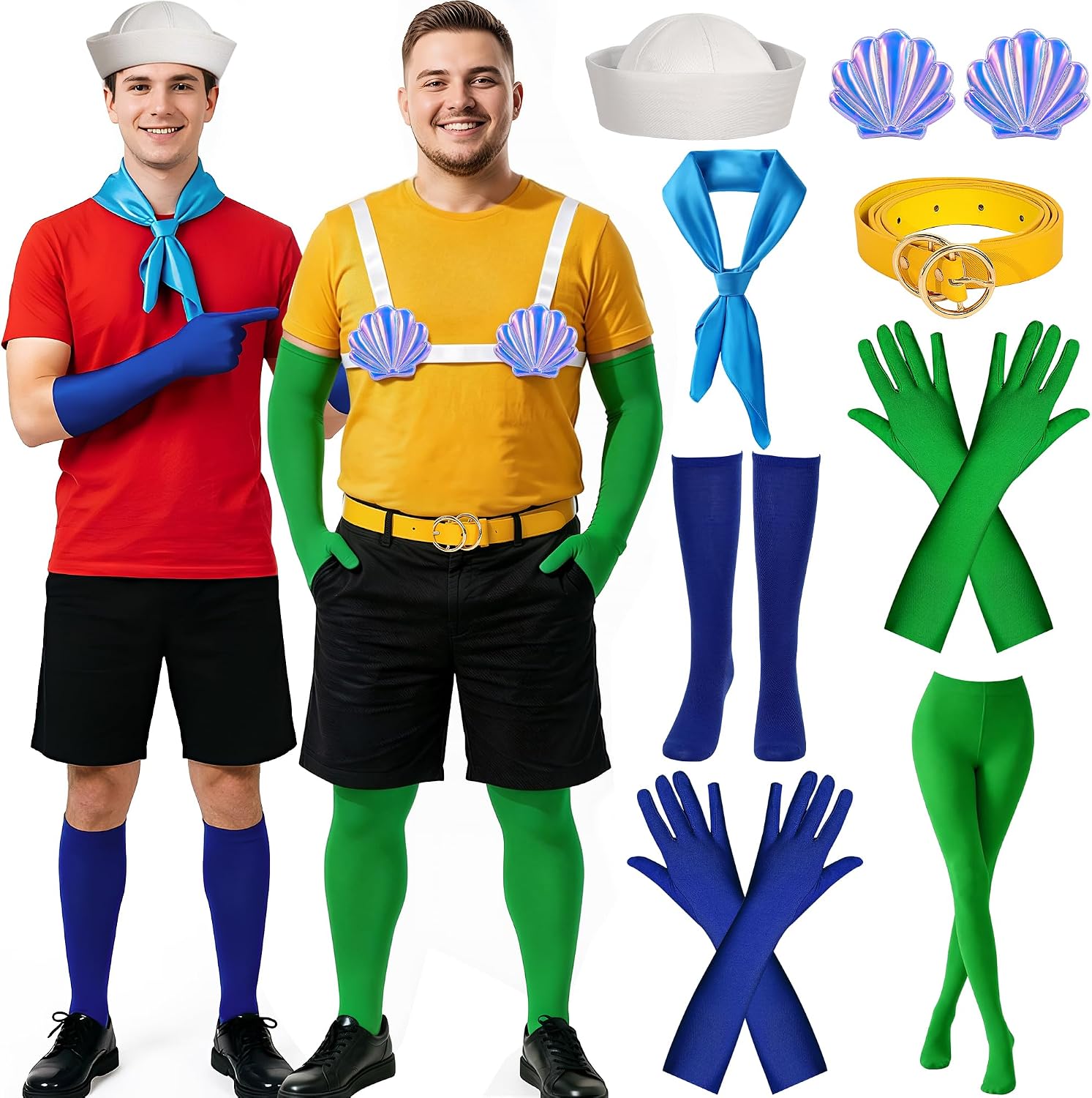 The Couples Halloween Costume Adult 8pcs — WeirdThingsToBuy weird find