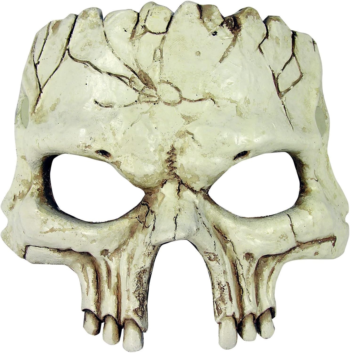 The Cracked Foam Skull Half Mask — WeirdThingsToBuy weird find