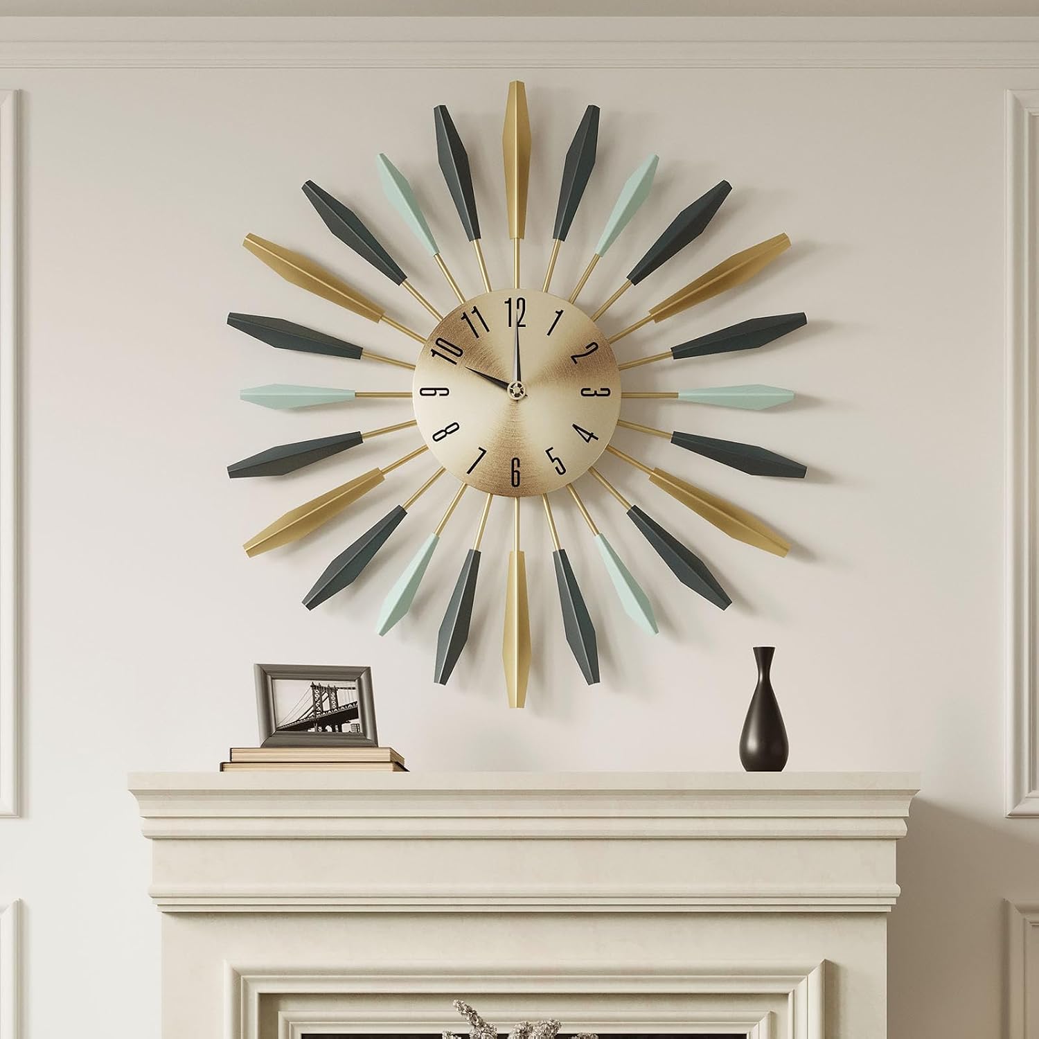 The Cuspin Large Wall Clock Mid — WeirdThingsToBuy weird find
