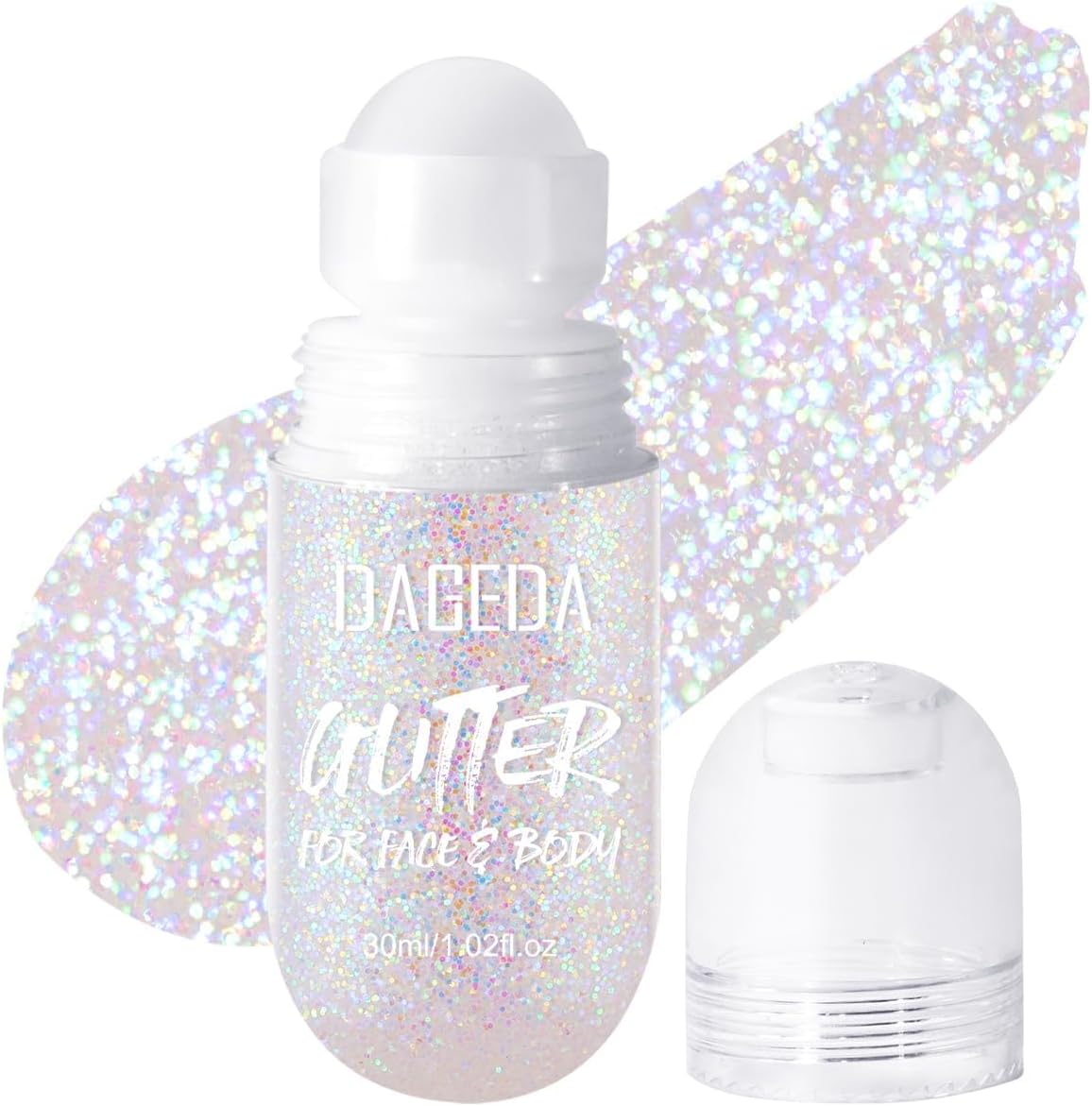 The Dazzle White Body Glitter Gel — WeirdThingsToBuy weird find