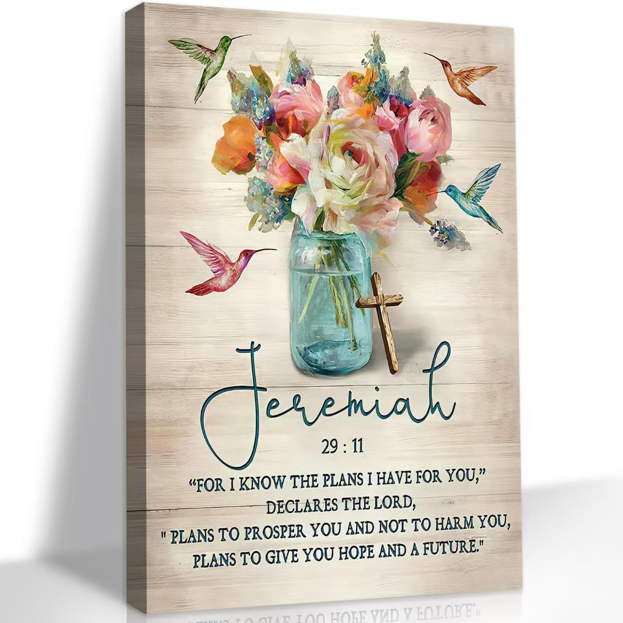 The Dcmvjhzv Scripture Canvas Wall Art — WeirdThingsToBuy weird find