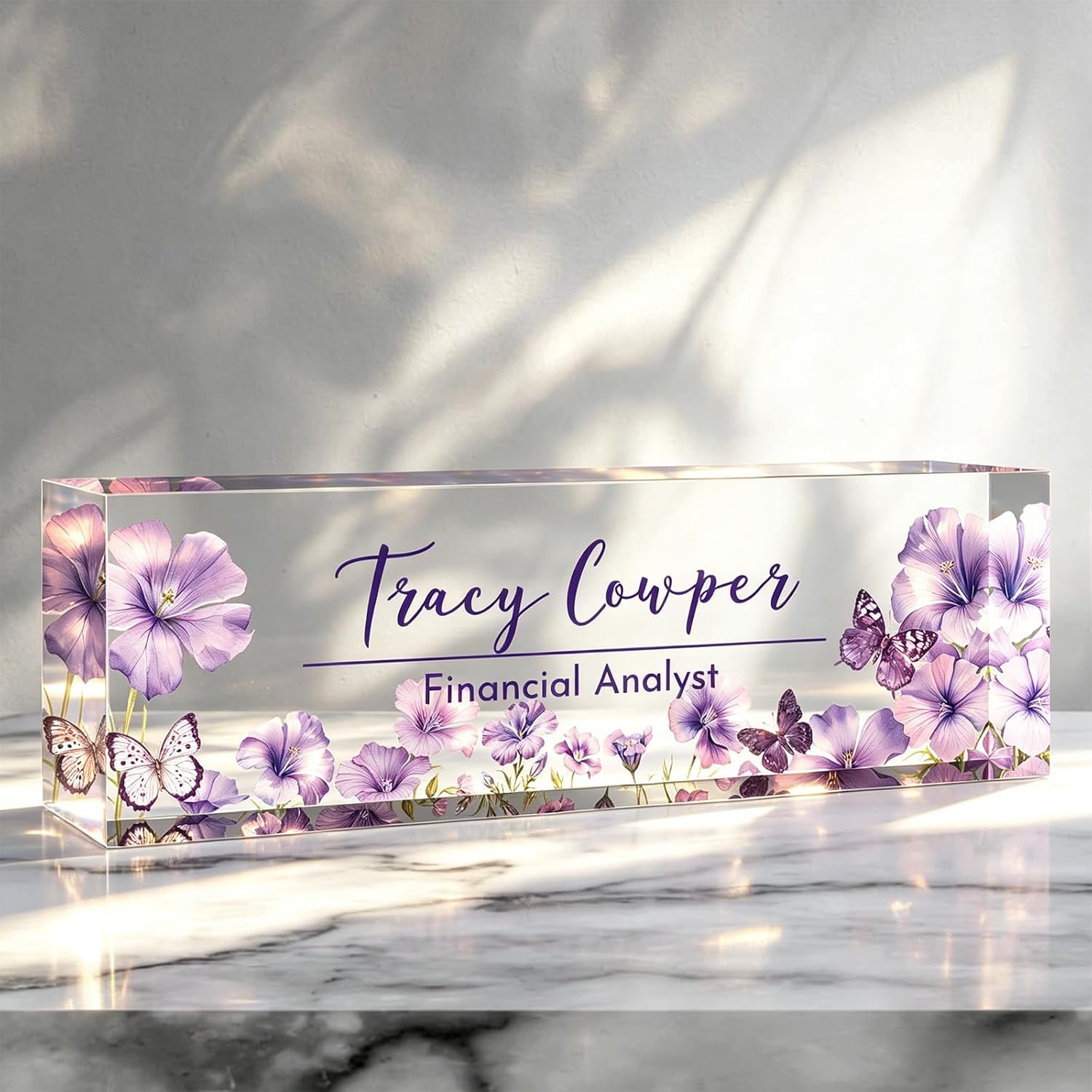 The Desk Name Plate Personalized Custom — WeirdThingsToBuy weird find