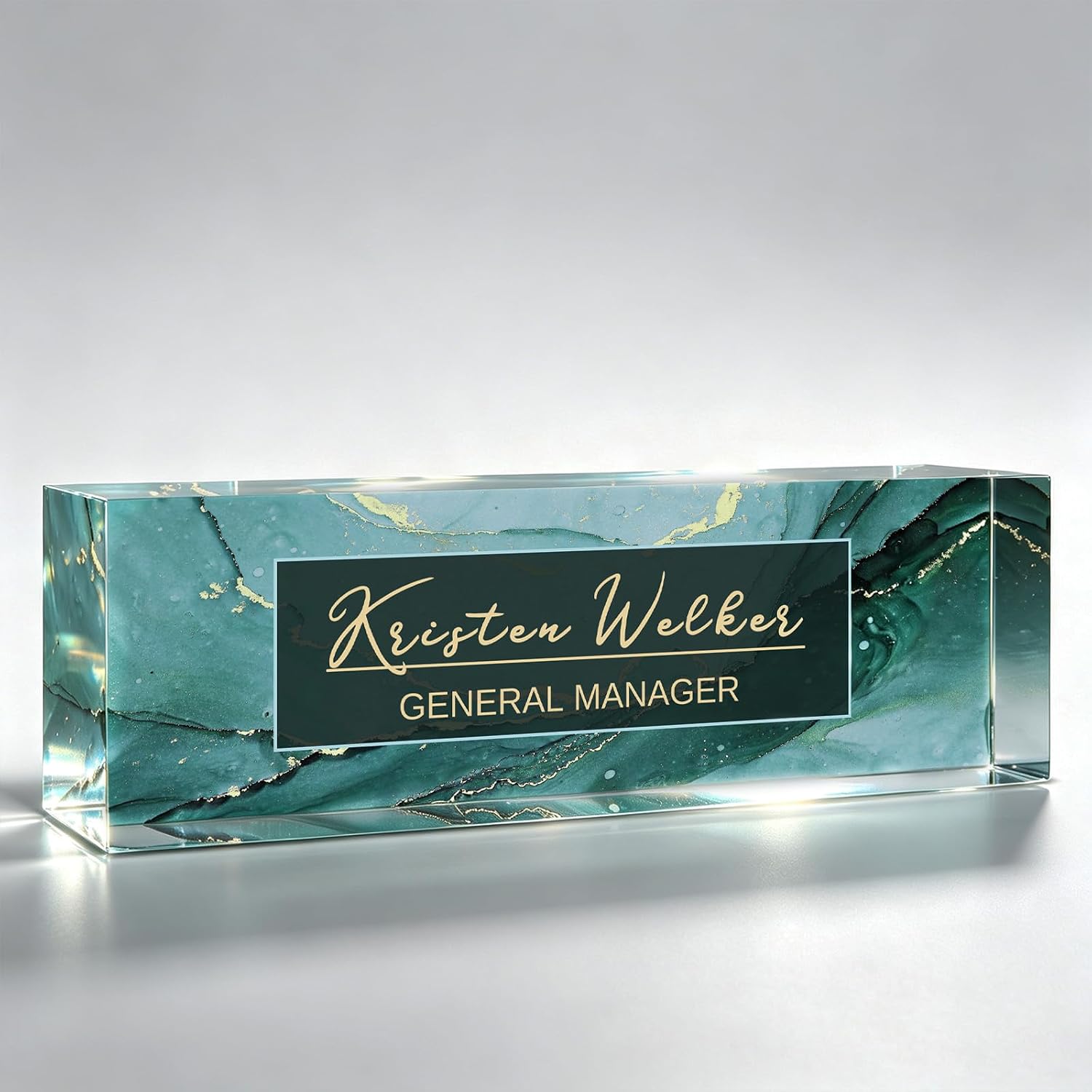 The Desk Name Plate Personalized Custom — WeirdThingsToBuy weird find