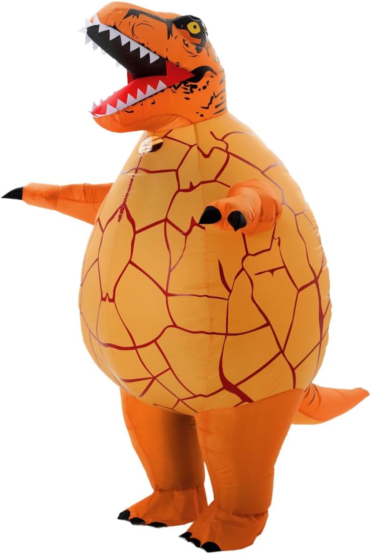The Dinosaur Egg Costume Inflatable Dinosaur — WeirdThingsToBuy weird find