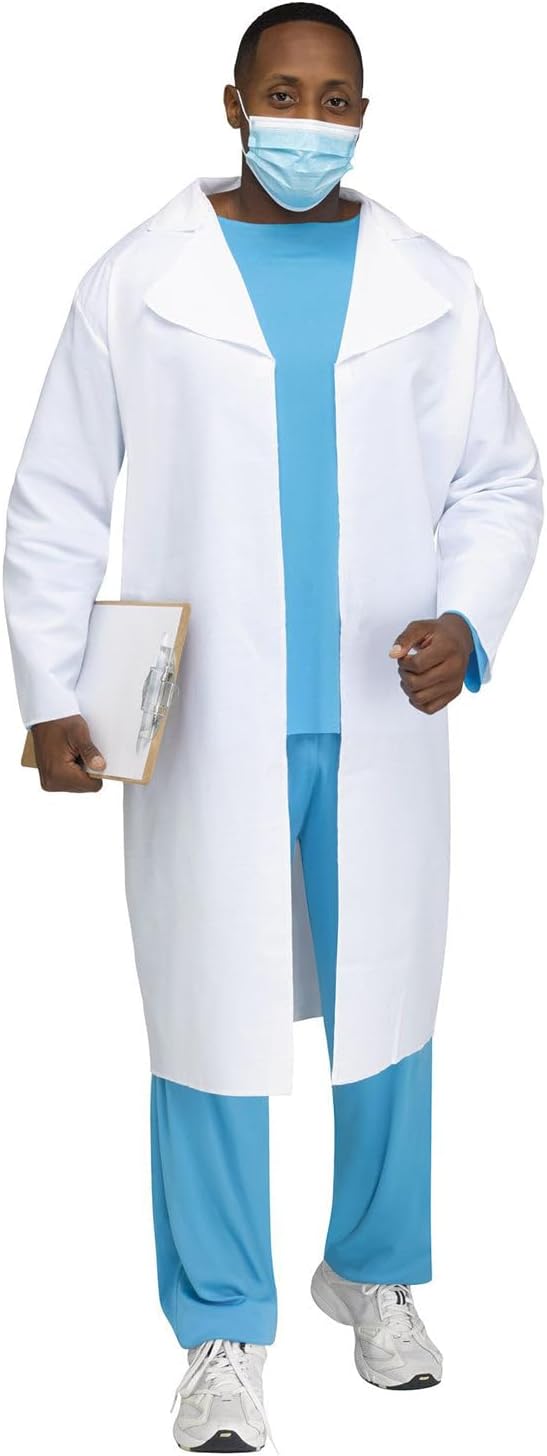 The Doctor Scrubs Lab Coat Adult — WeirdThingsToBuy weird find