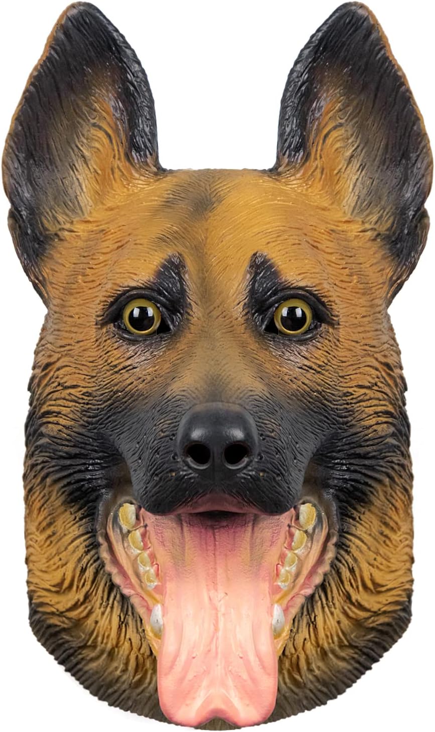 The Dog Head Mask Adult Animal — WeirdThingsToBuy weird find