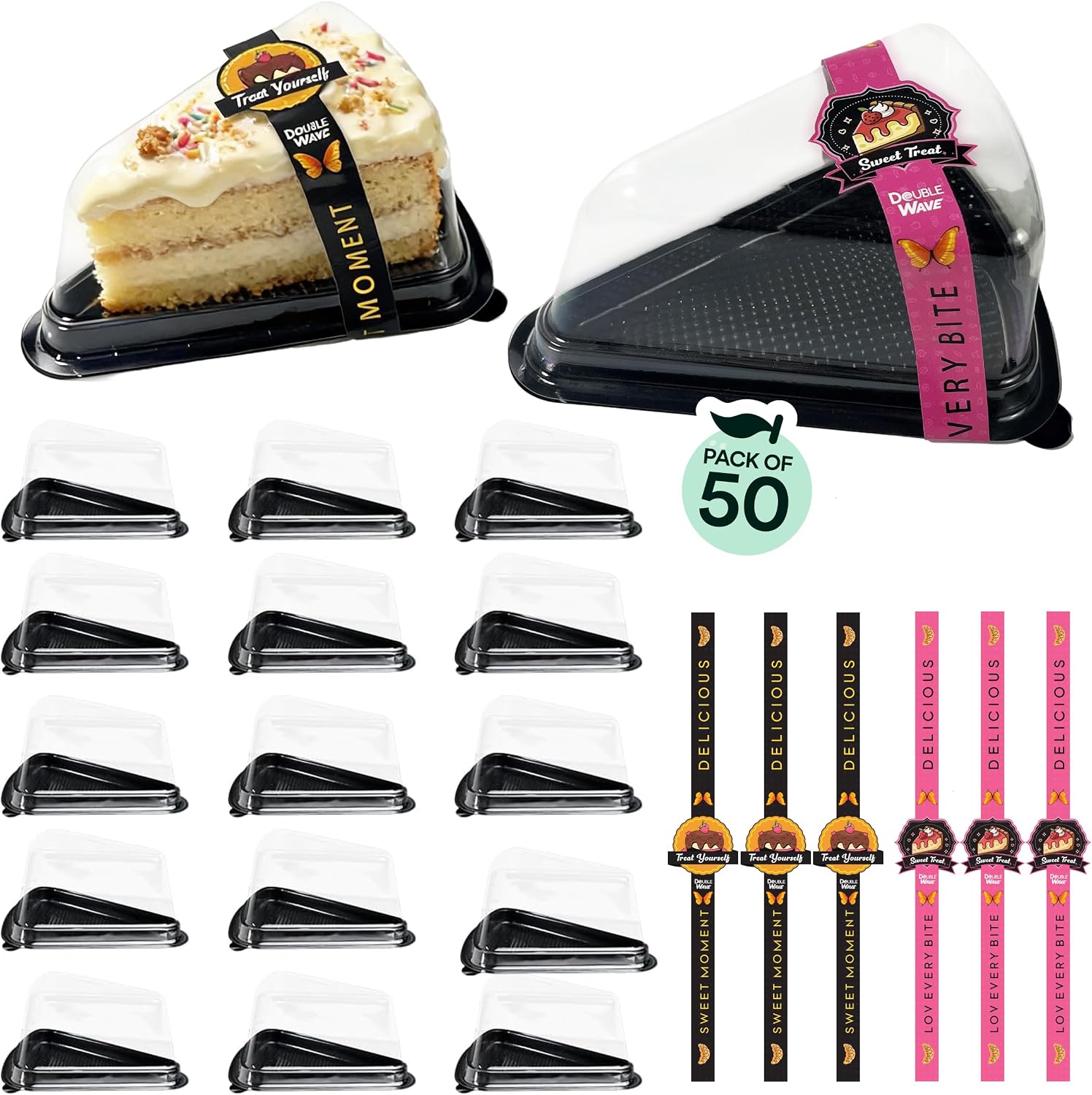 The Doublewave Cake Slice Containers — WeirdThingsToBuy weird find