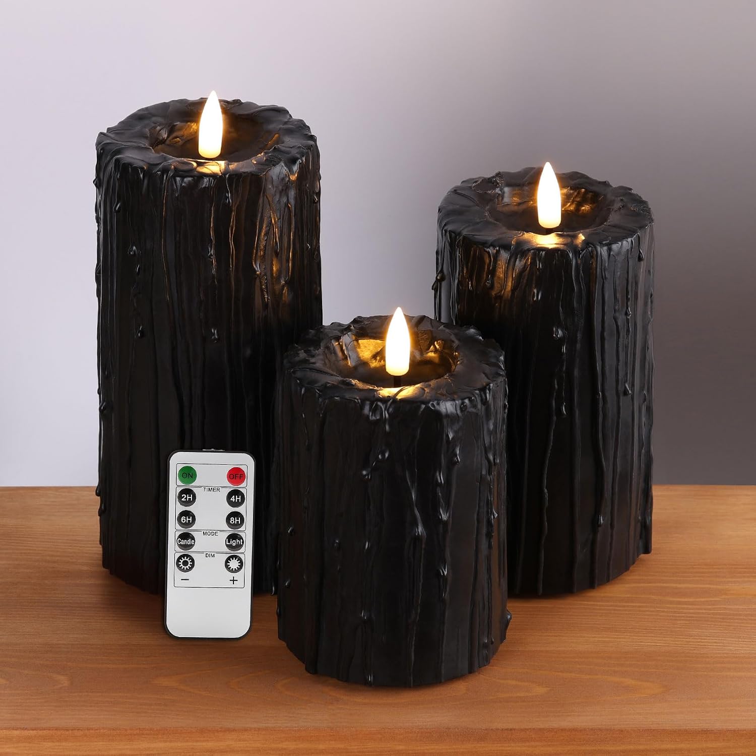 The Eywamage Black Dripping Wax Halloween — WeirdThingsToBuy weird find
