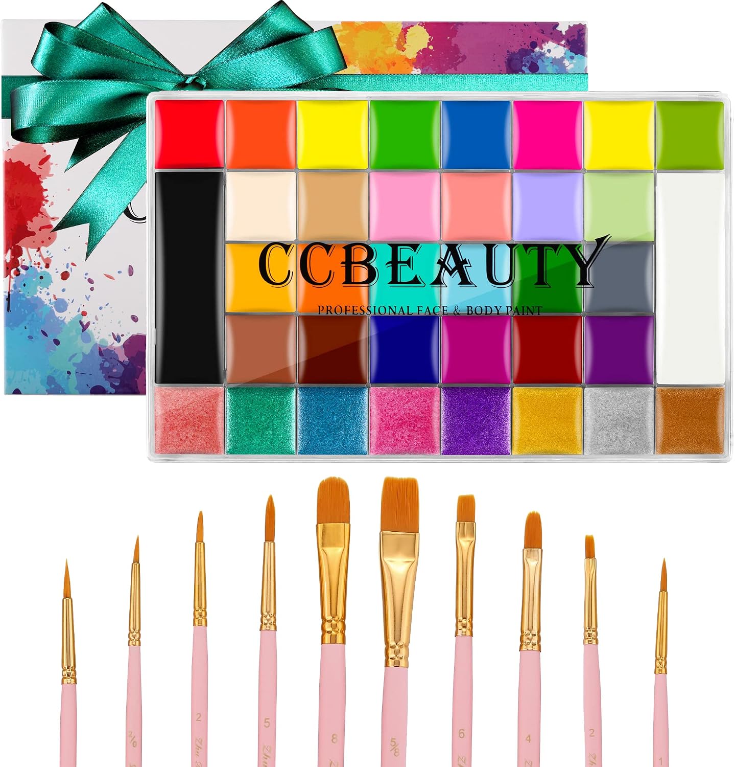 The Face Body Paint Kit Professional — WeirdThingsToBuy weird find