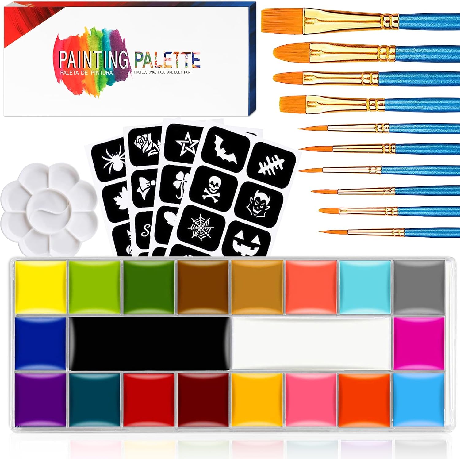 The Face Paint Face Painting Kit — WeirdThingsToBuy weird find