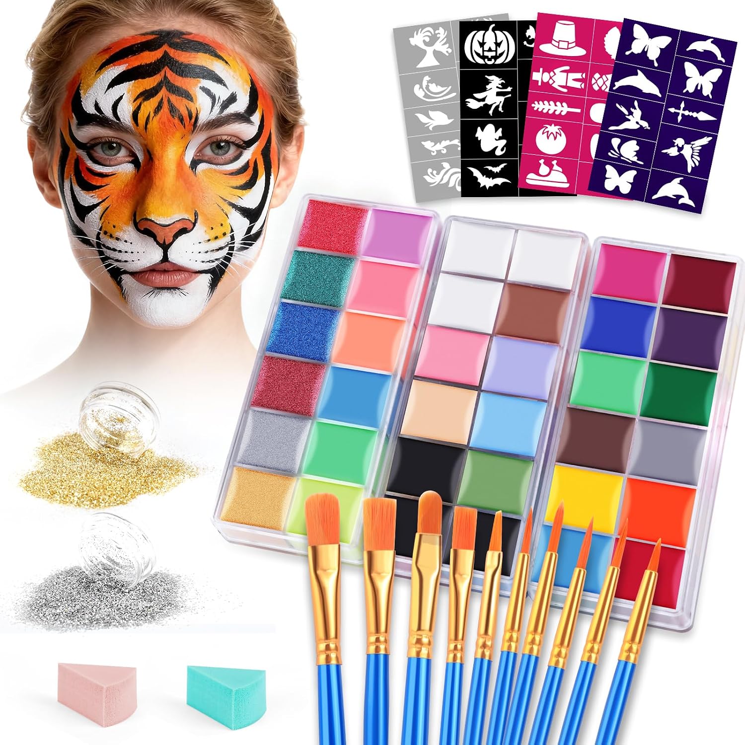 The Face Painting Kit Adult Party — WeirdThingsToBuy weird find