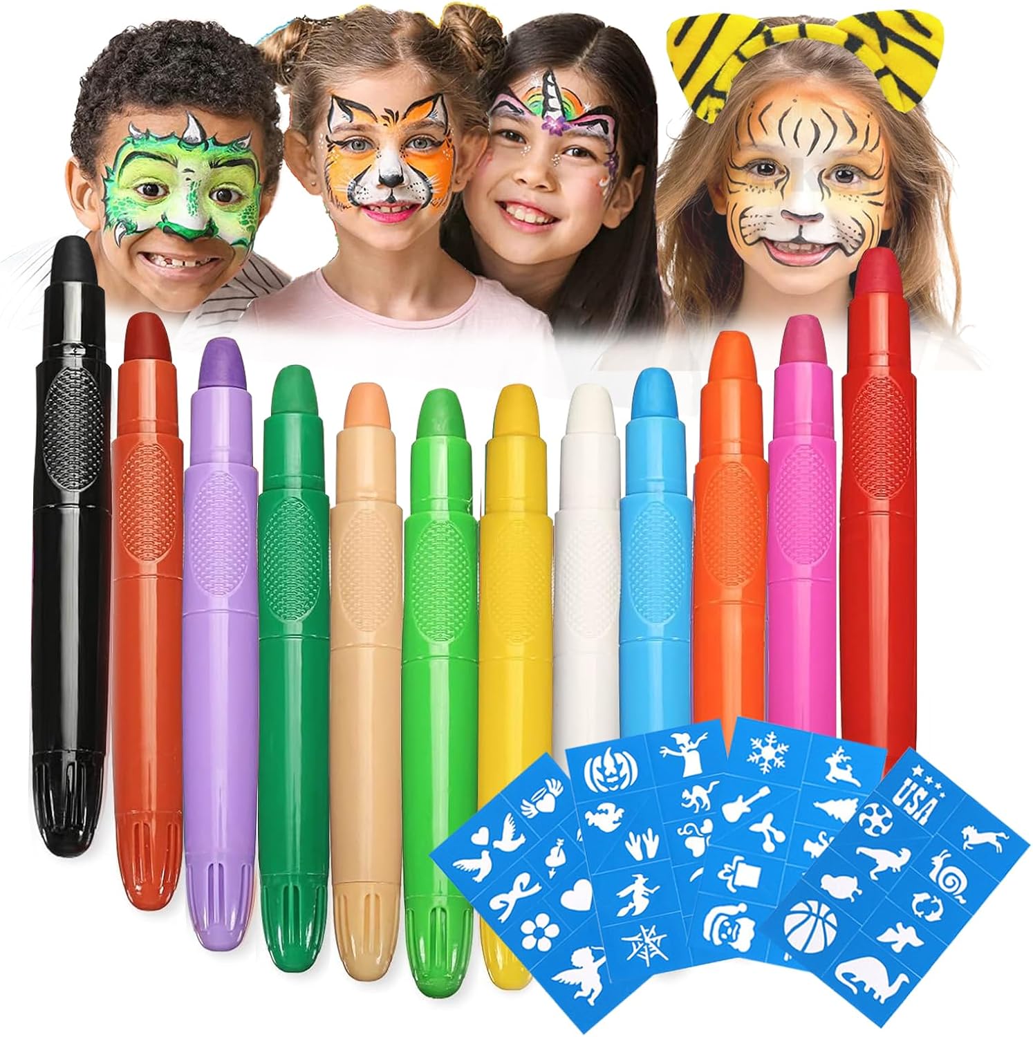 The Face Painting Kit Kids 12 — WeirdThingsToBuy weird find