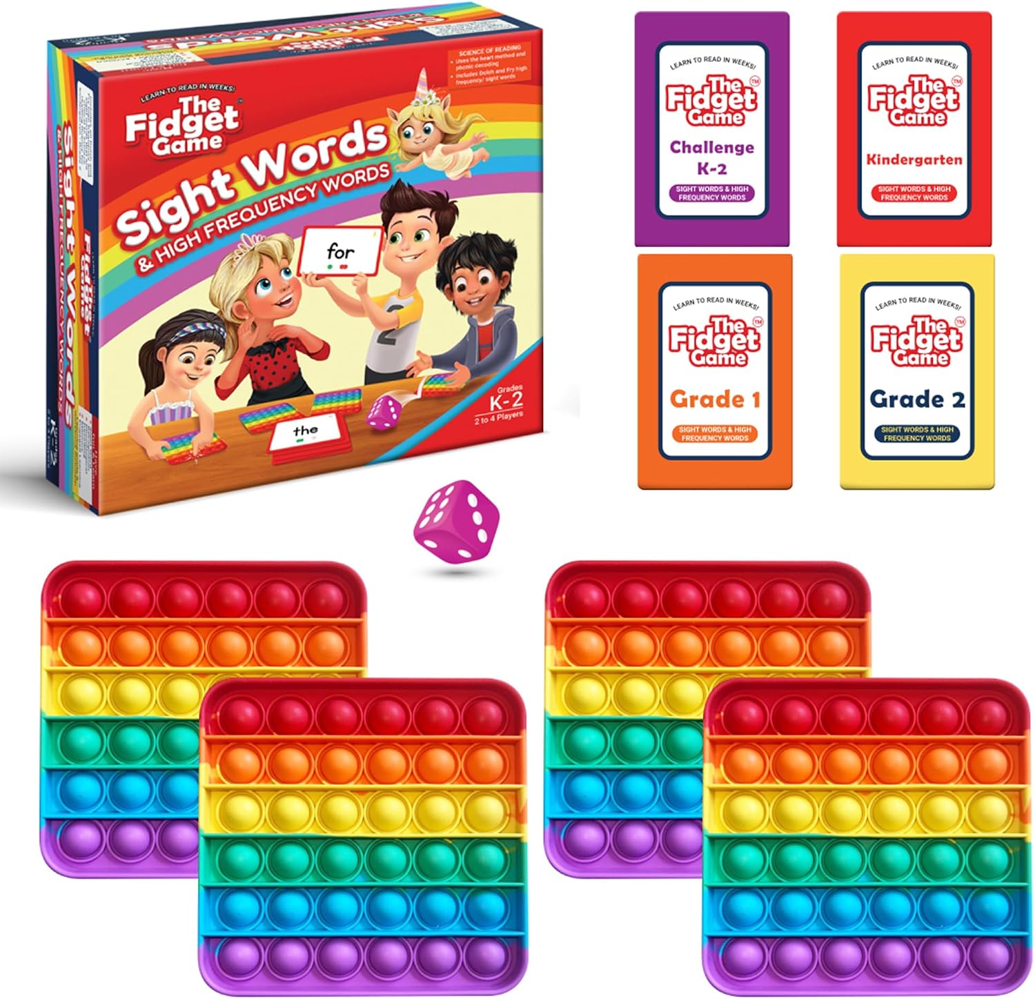 The Fidget Game Sight Words Energy — WeirdThingsToBuy weird find