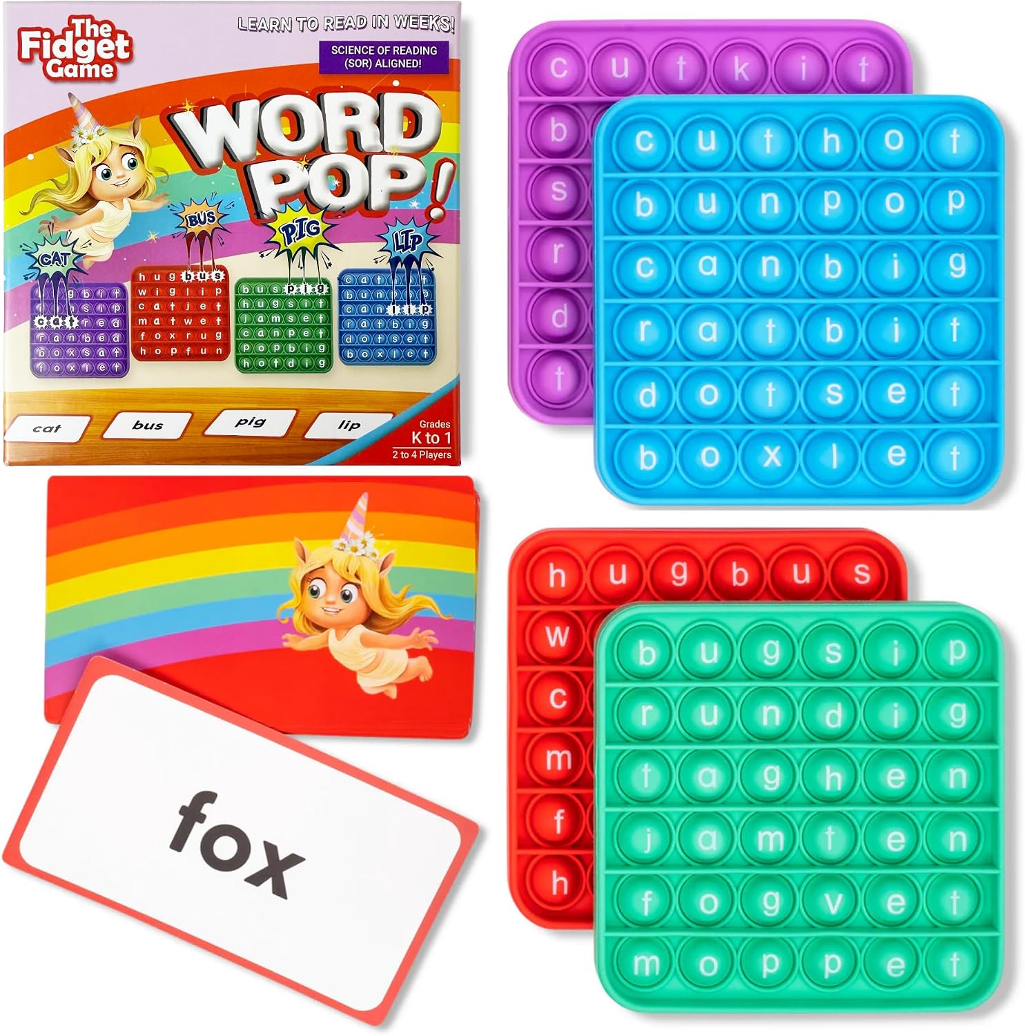 The Fidget Game Word Pop Energy — WeirdThingsToBuy weird find