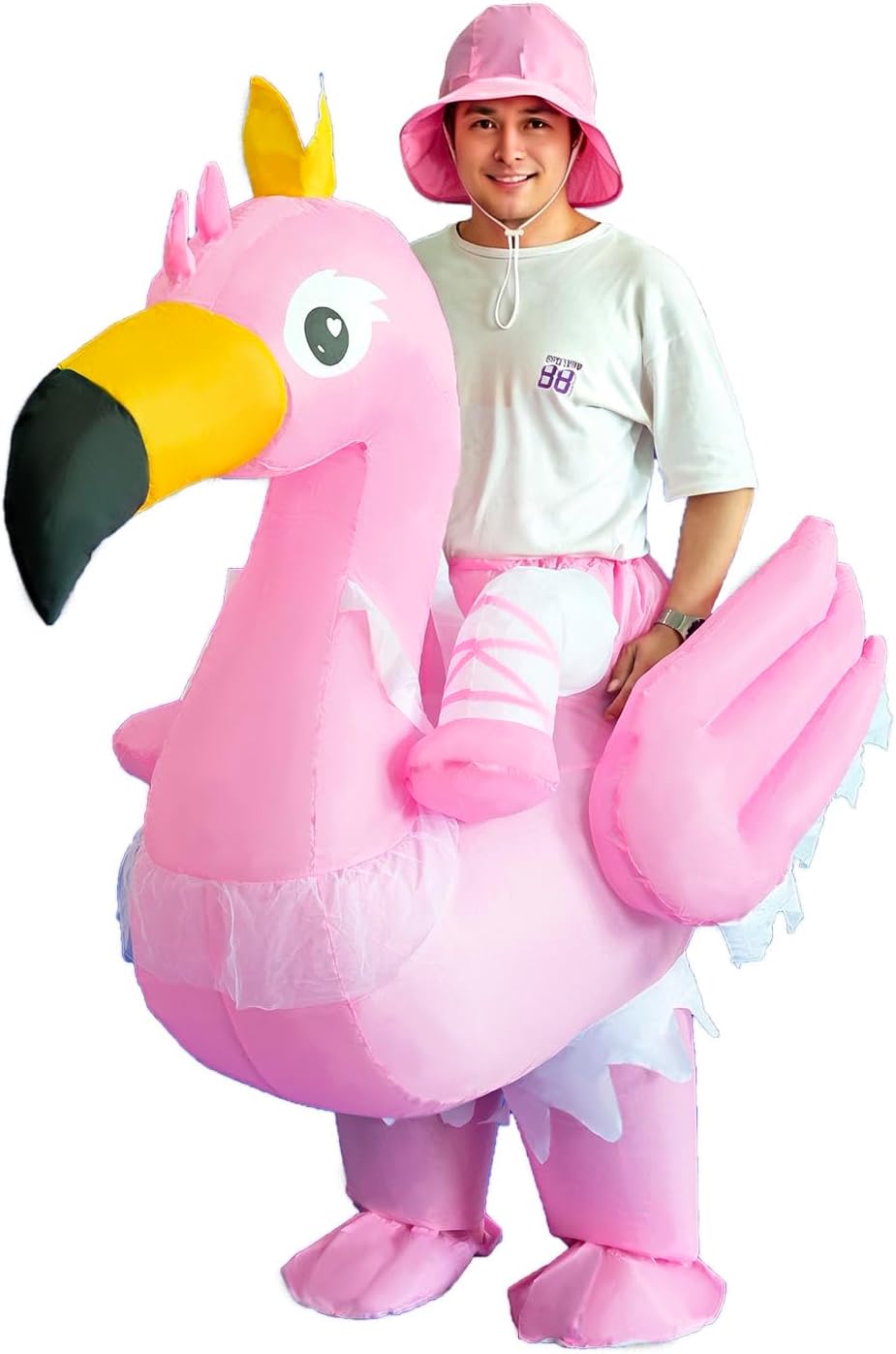 The Flamingo Inflatable Suit Fun Inflatable — WeirdThingsToBuy weird find