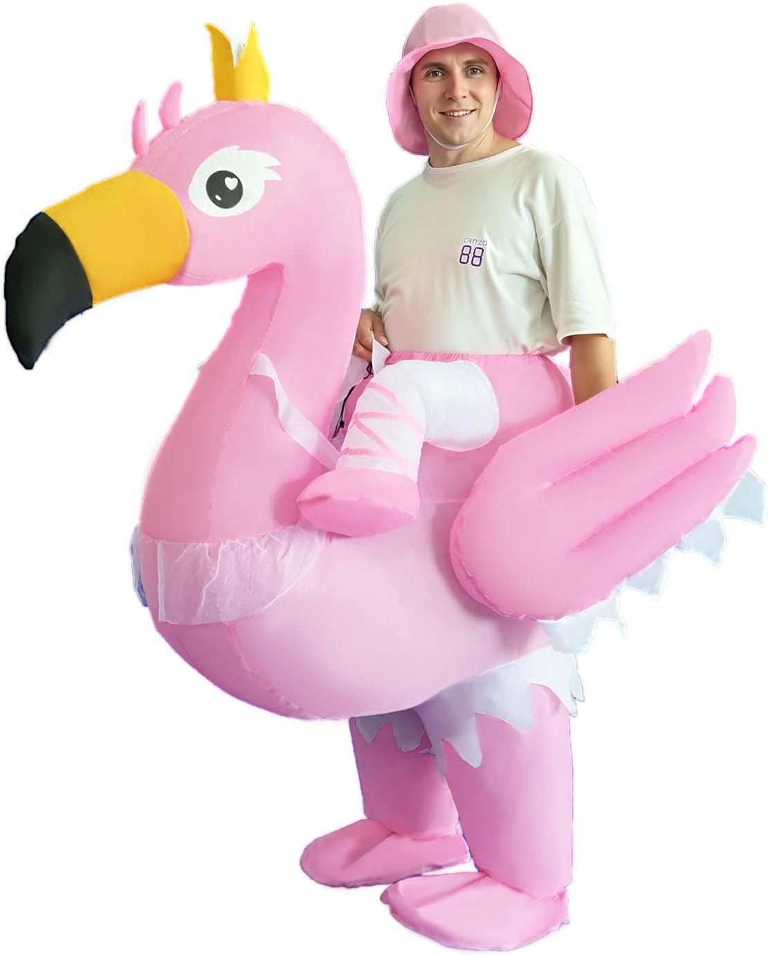 The Flamingo Inflatable Suit — WeirdThingsToBuy weird find