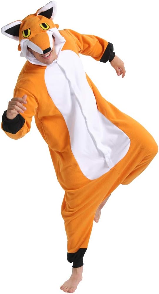 The Fox Costume Fox Onesie Pajamas — WeirdThingsToBuy weird find