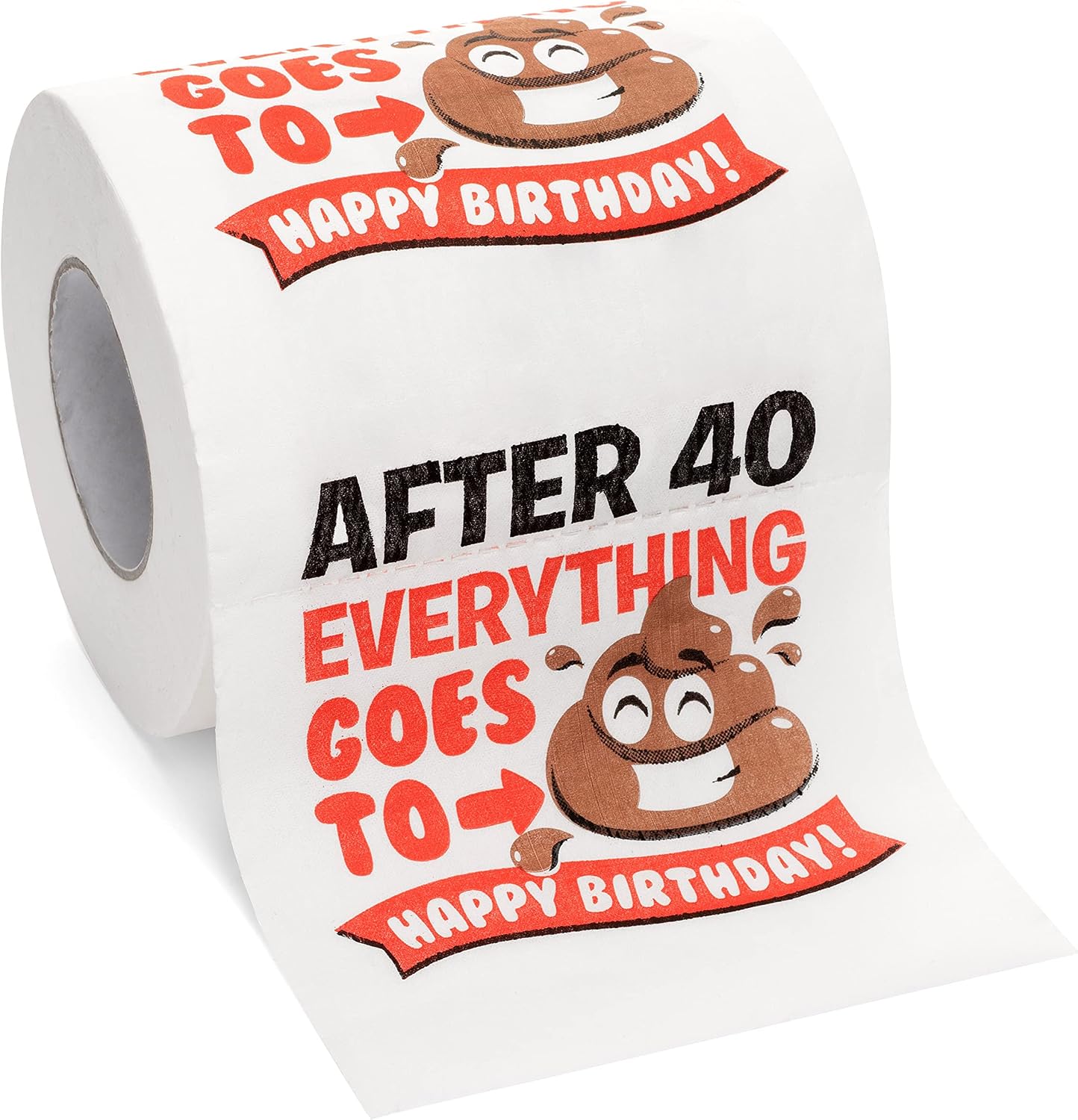 The Funny 40th Birthday Toilet Paper — WeirdThingsToBuy weird find