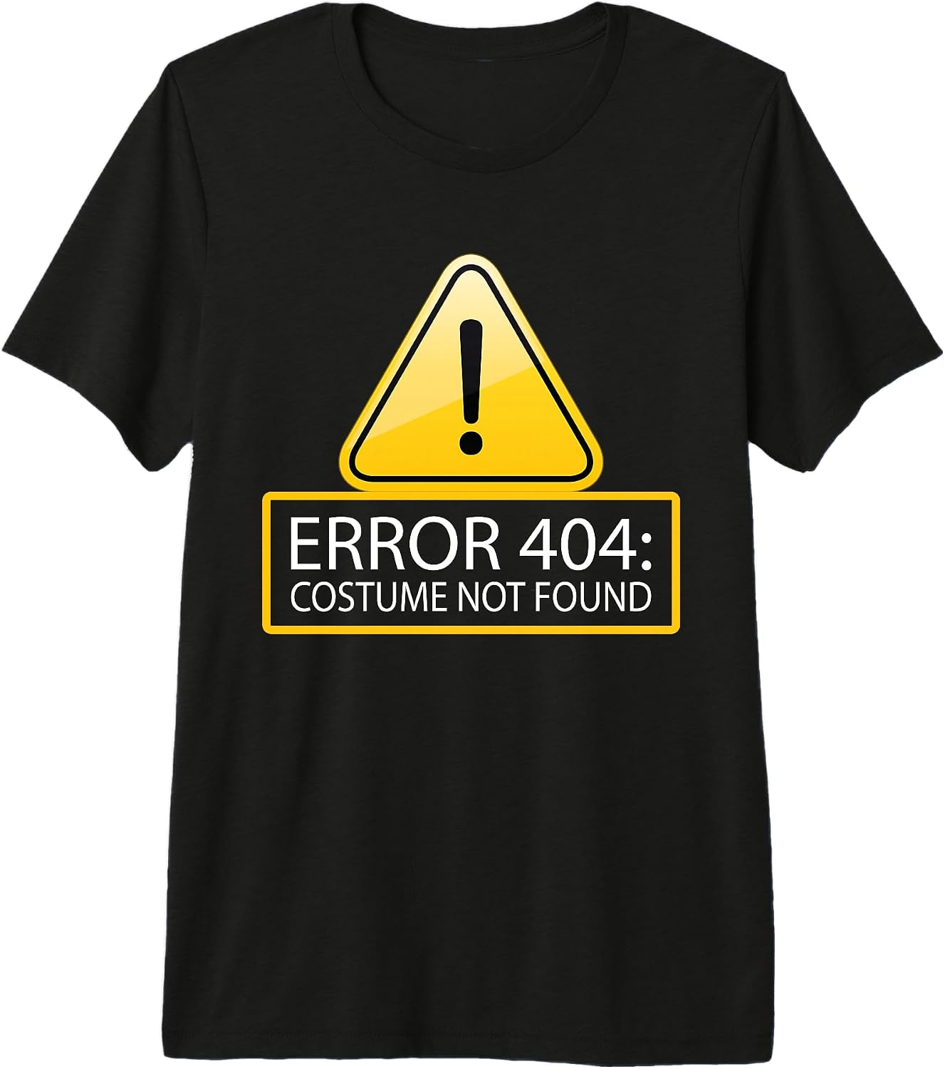 The Funny Caution Error 404 Costume — WeirdThingsToBuy weird find