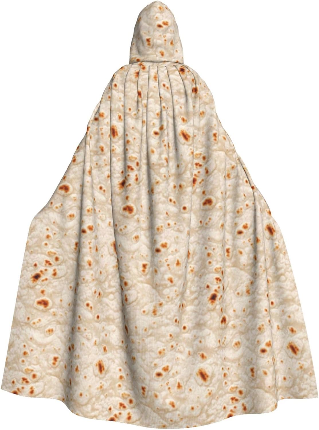 The Funny Food Print Hooded Cloak — WeirdThingsToBuy weird find