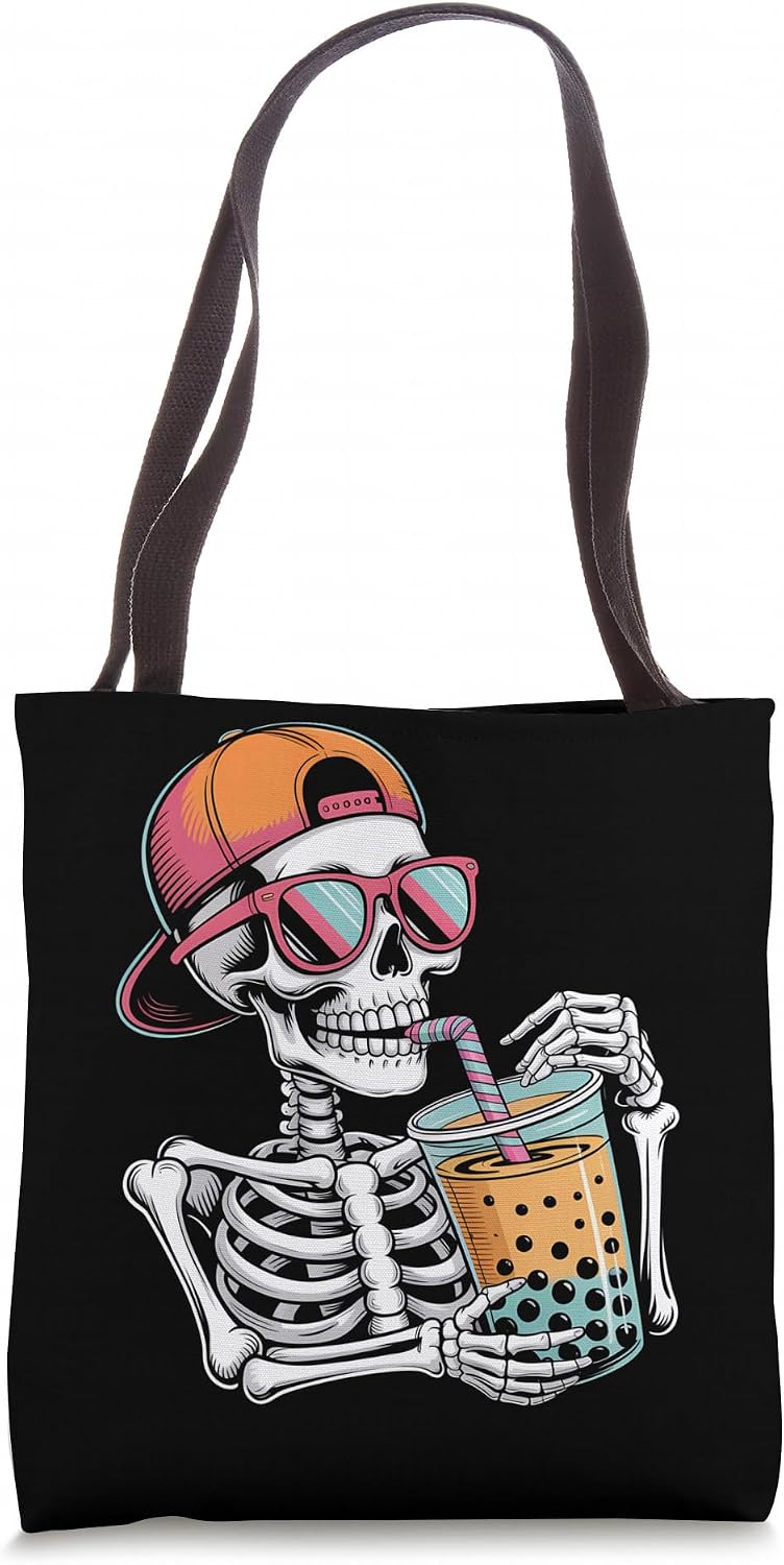 The Funny Halloween Skeleton Boba Tea — WeirdThingsToBuy weird find