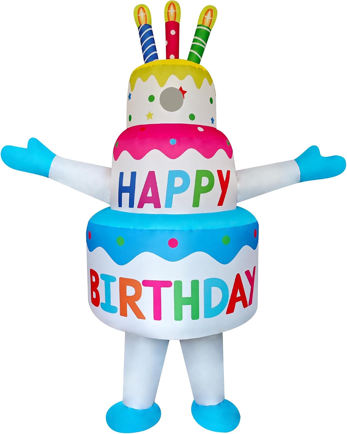 The Funny Inflatable Birthday Cake Costume — WeirdThingsToBuy weird find