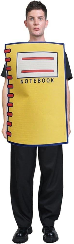 The Funny Notebook Costume Adult Cosplay — WeirdThingsToBuy weird find