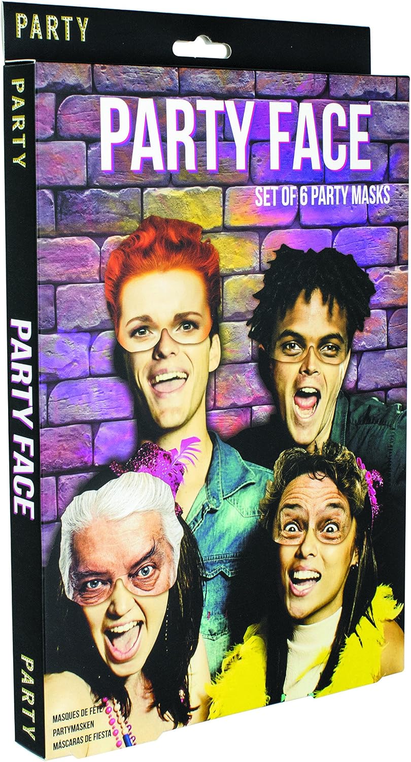 The Funny Party Face Masks — WeirdThingsToBuy weird find