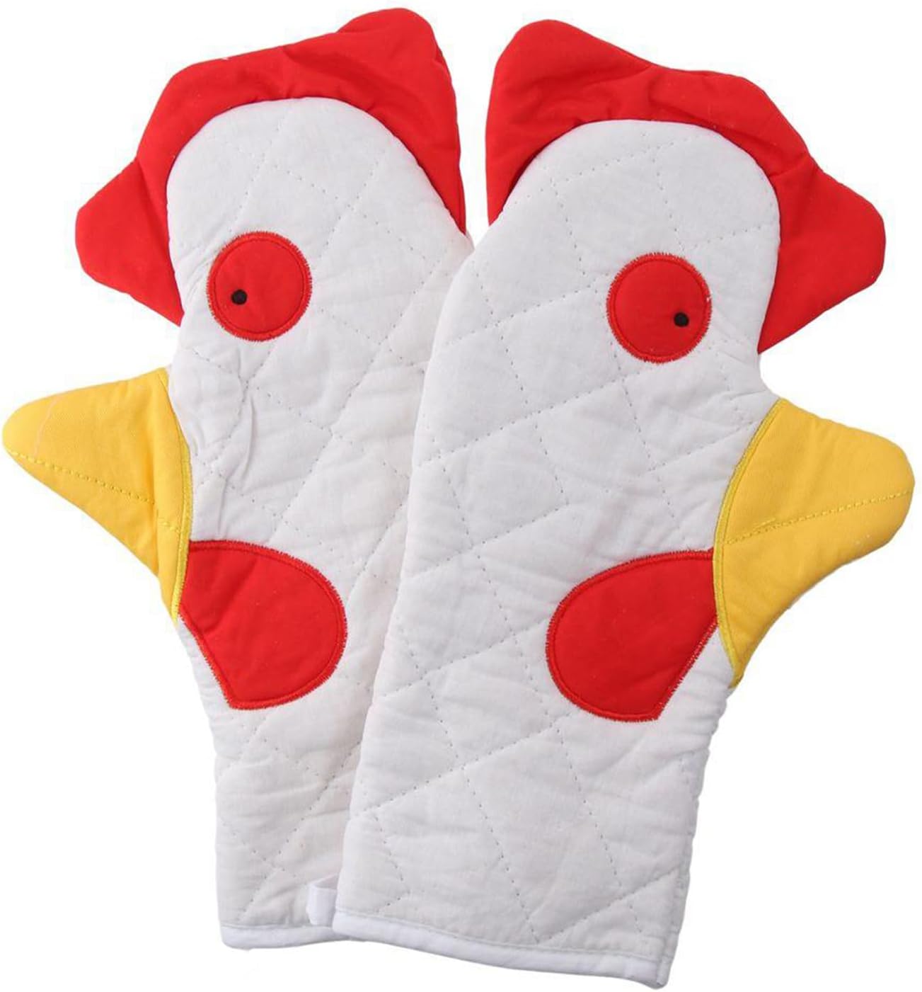 The Funny Rooster Oven Mitt Rooster — WeirdThingsToBuy weird find