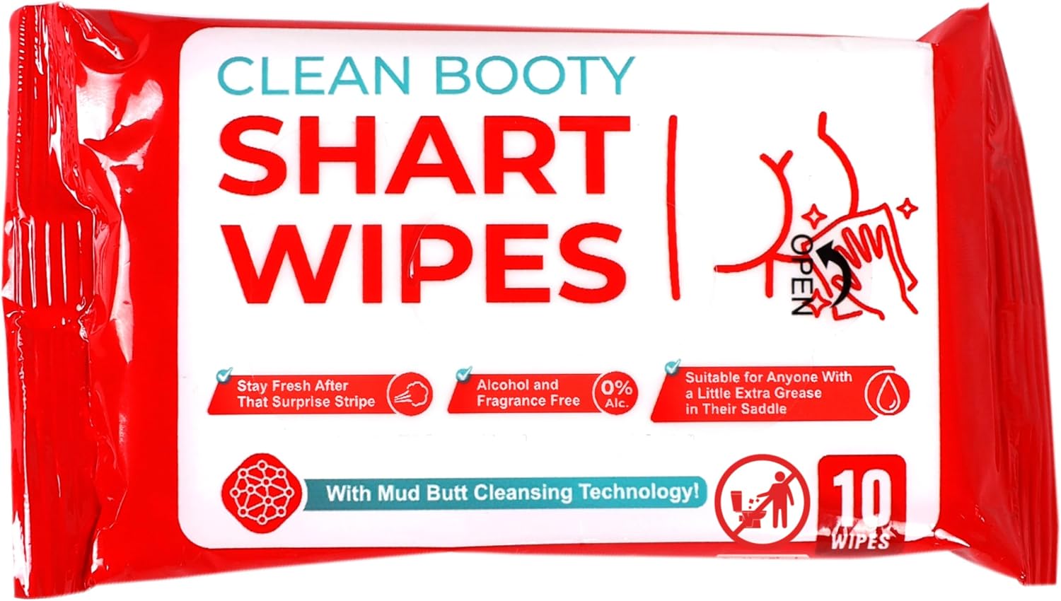 The Funny Shart Butt Wipes 1pk — WeirdThingsToBuy weird find