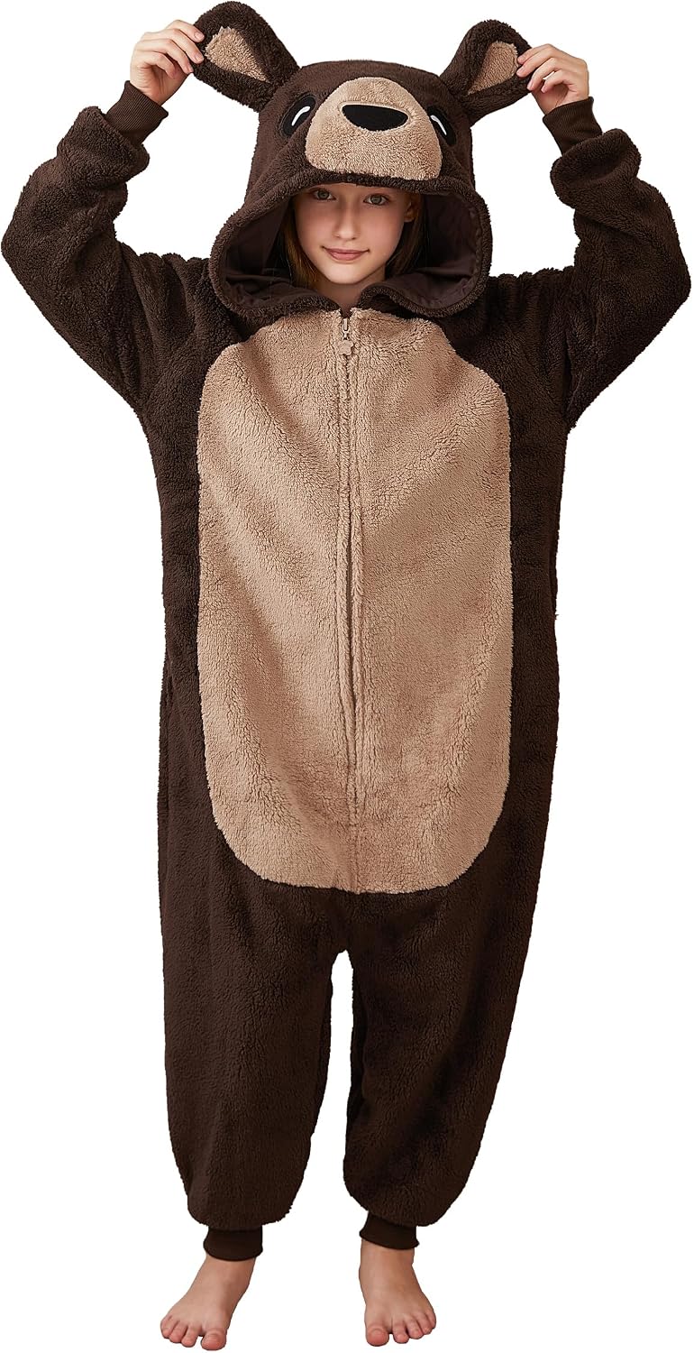 The Fuzzy Bear Onesie Costume Animal — WeirdThingsToBuy weird find