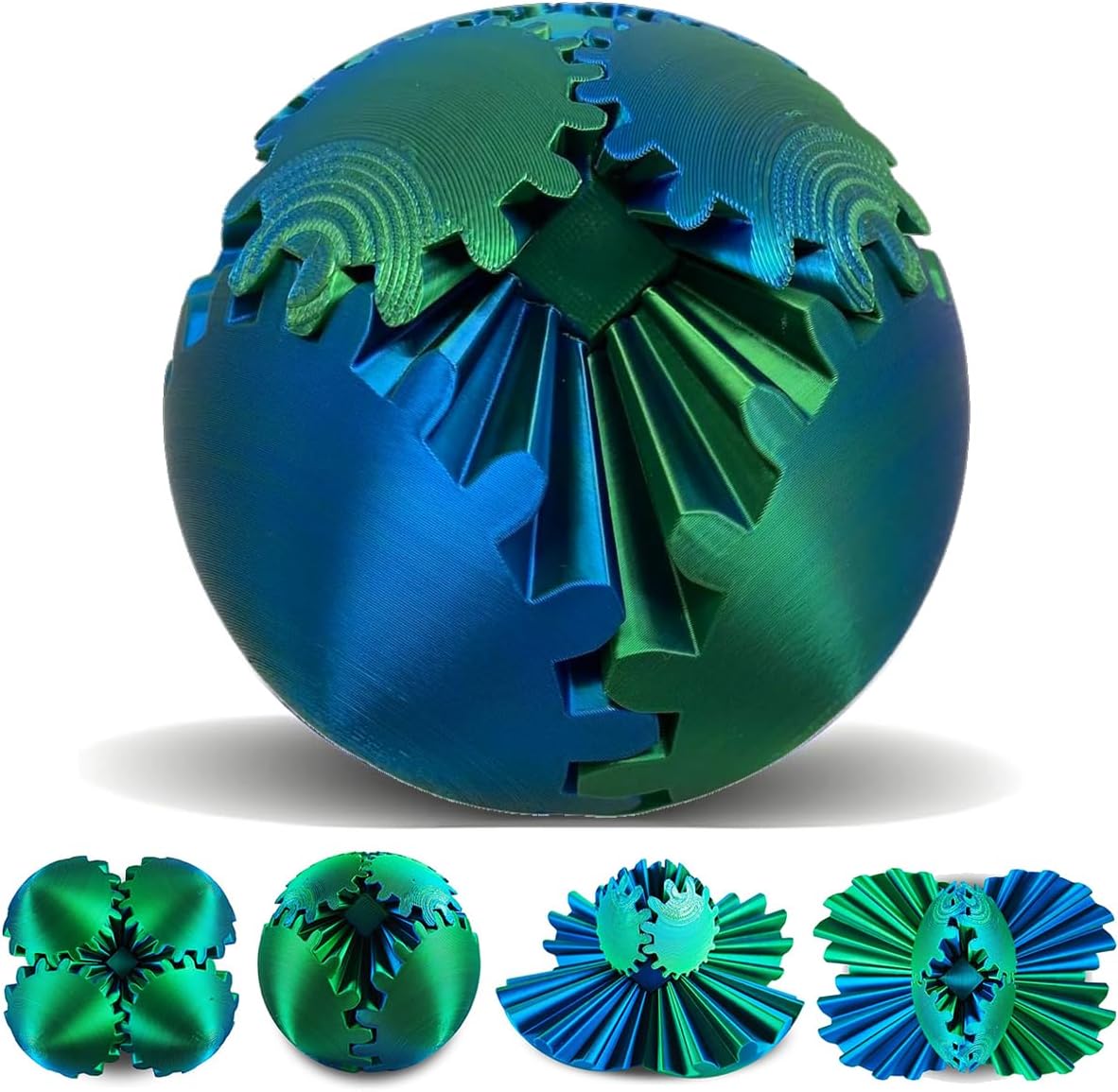 The Gear Sphere 3d Printed Gearsphere — WeirdThingsToBuy weird find