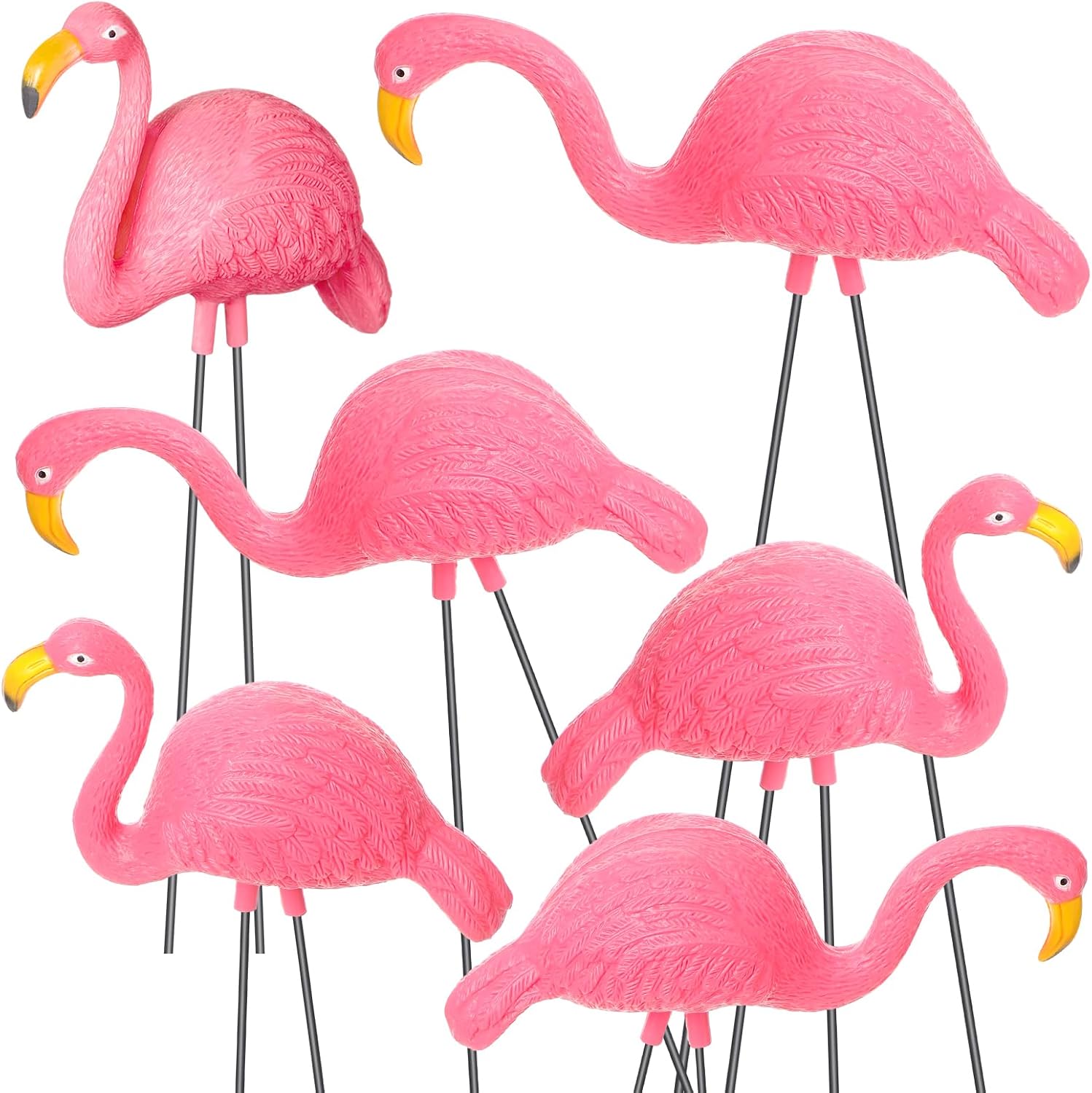 The Geelin 6 Pink Flamingos Yard — WeirdThingsToBuy weird find