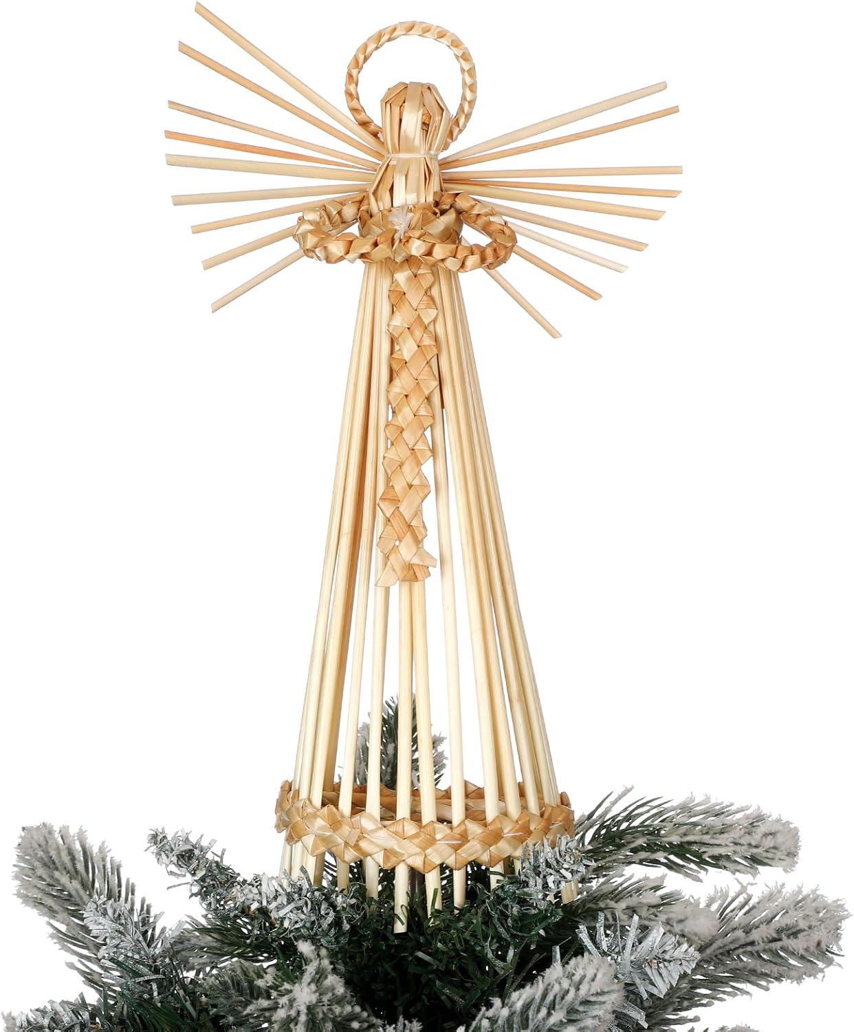 The Gemscream Christmas Straw Angel Tree — WeirdThingsToBuy weird find