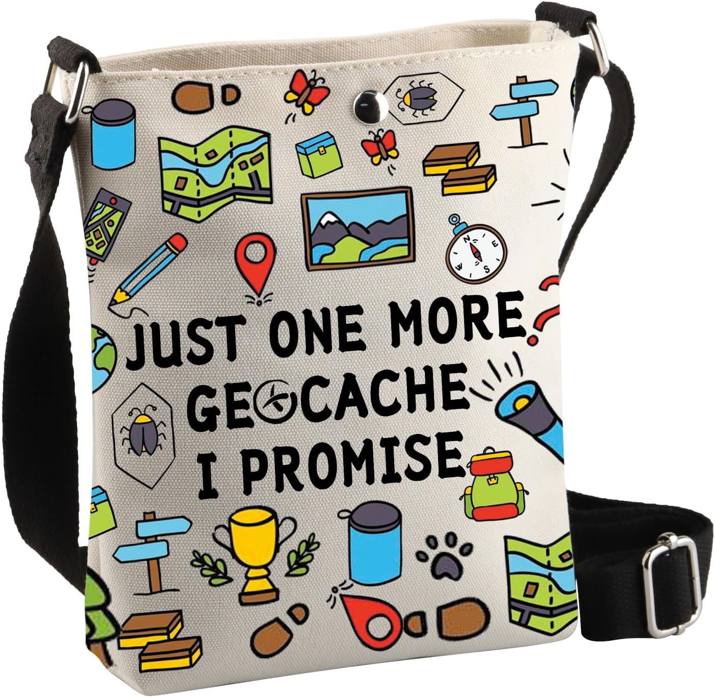 The Geocaching Crossbody Bag — WeirdThingsToBuy weird find