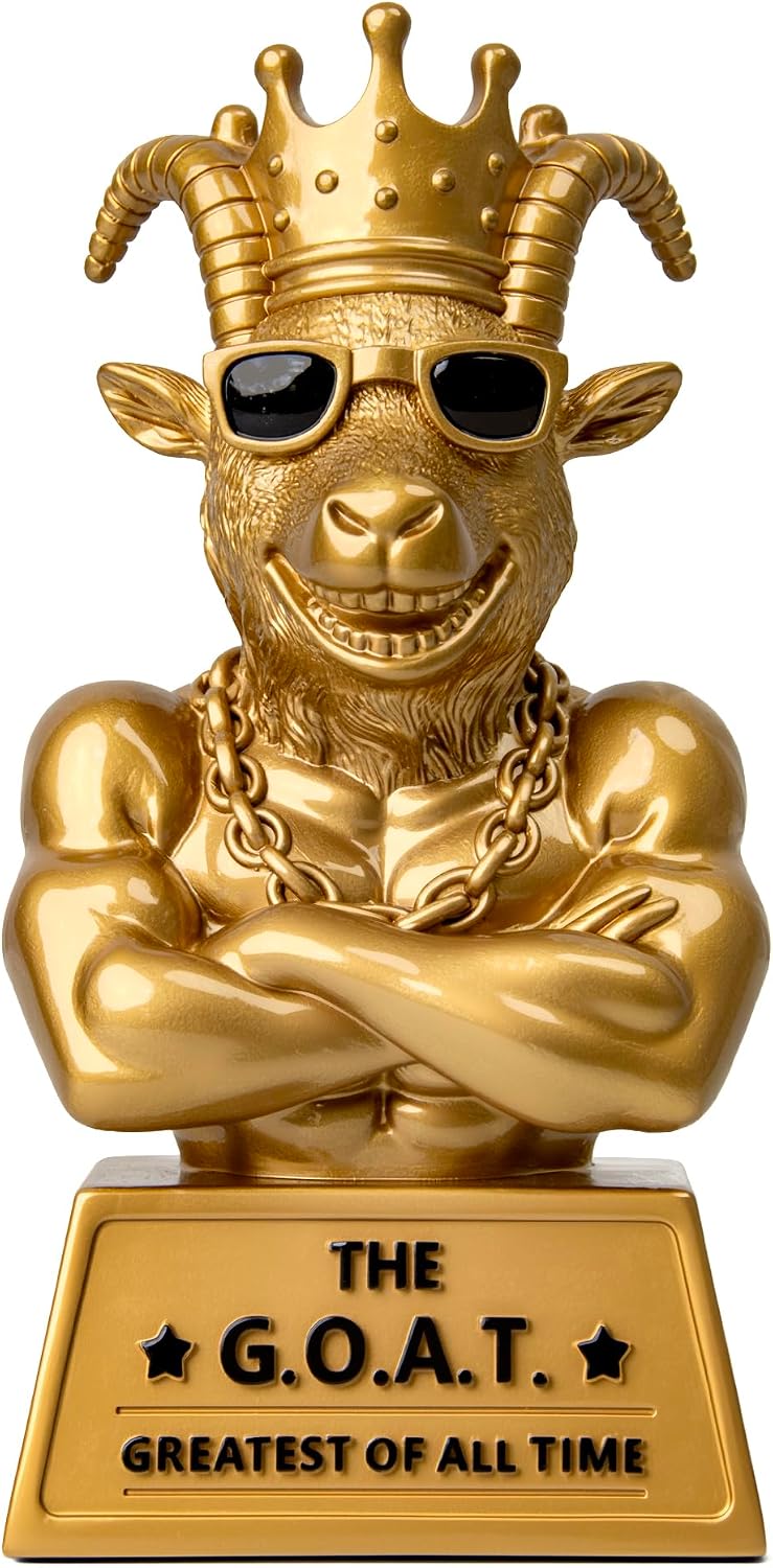 The Goutoports Goat Trophy Handmade Champion — WeirdThingsToBuy weird find