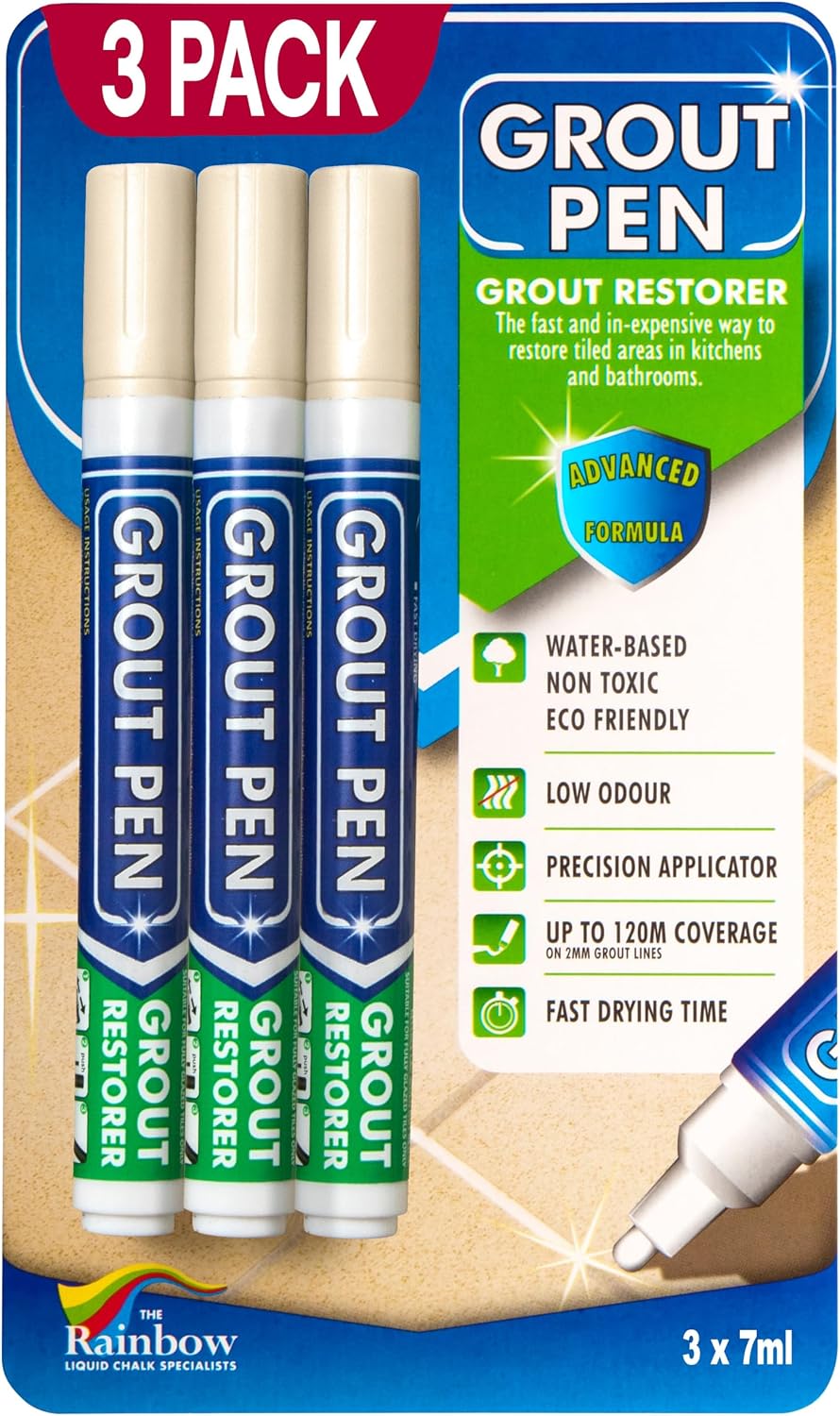 The Grout Pen Cream Tile Grout — WeirdThingsToBuy weird find