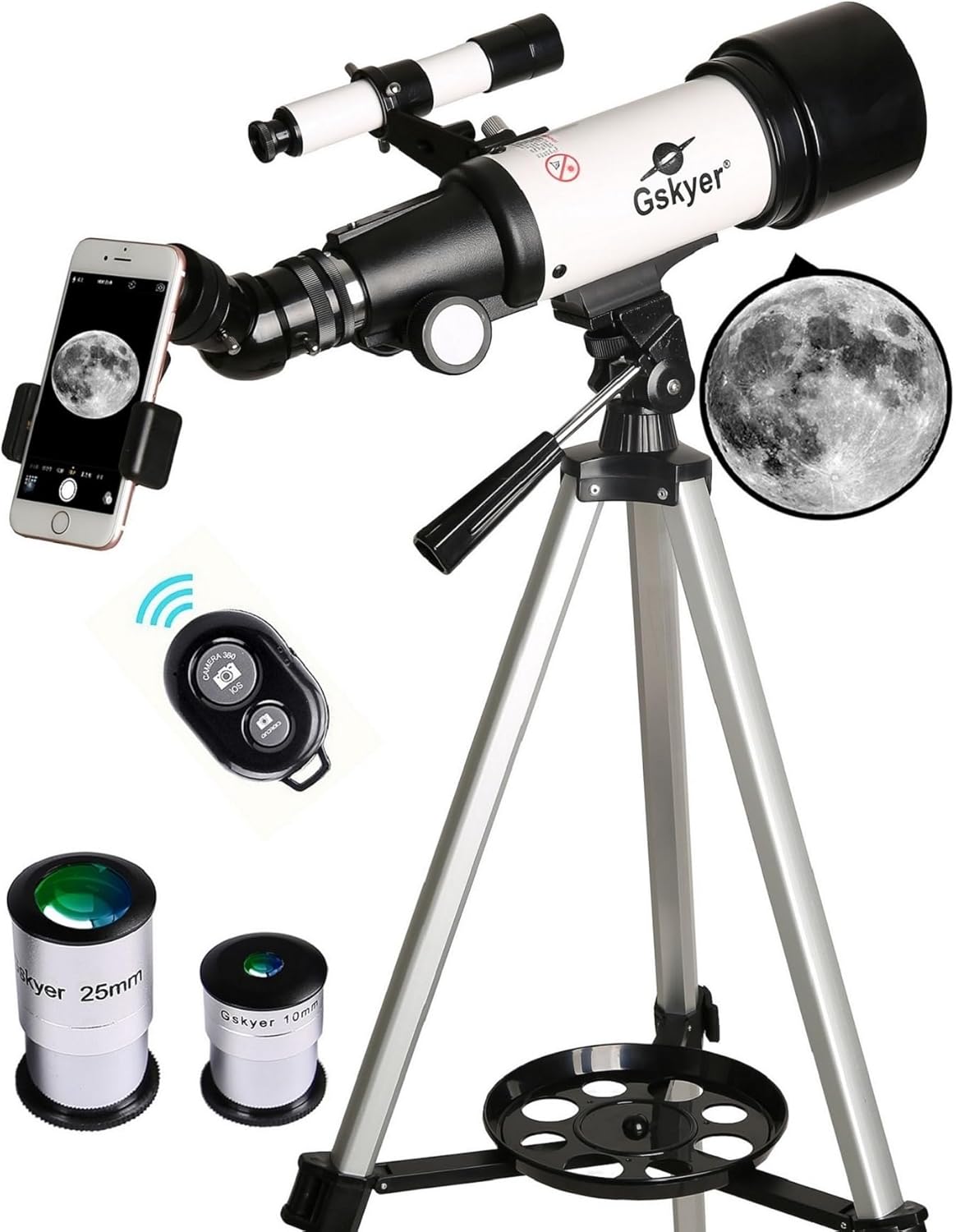 The Gskyer Telescope 70mm Aperture 400mm — WeirdThingsToBuy weird find